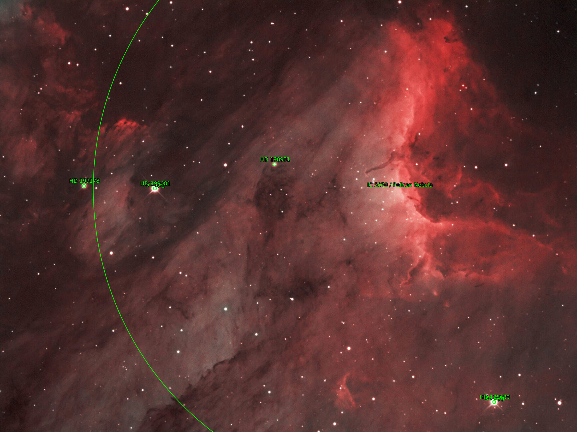 Sternkarten-Overlay (Astrometry.net)