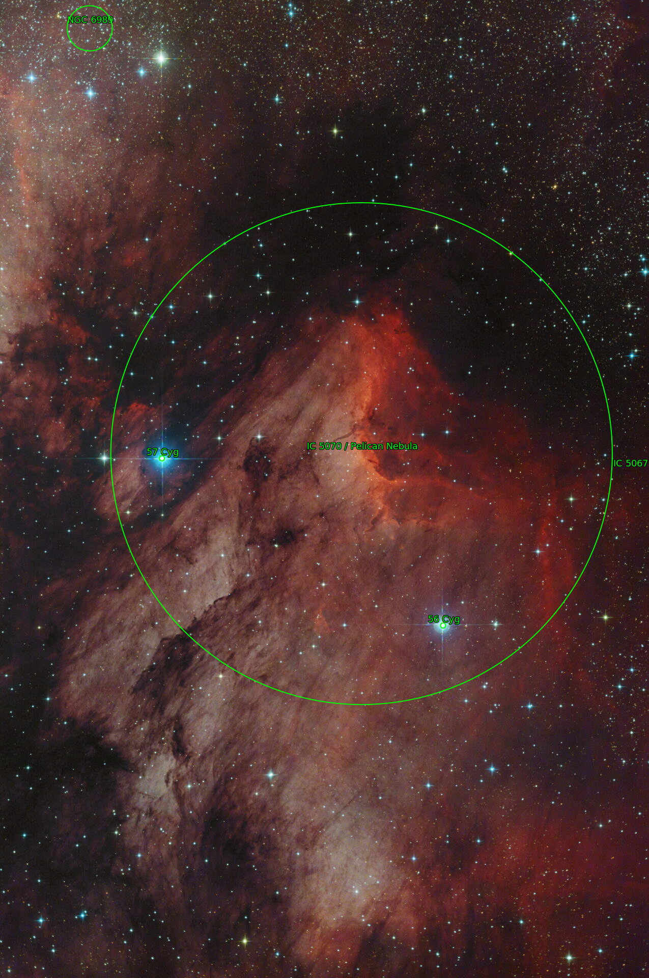 Sternkarten-Overlay (Astrometry.net)