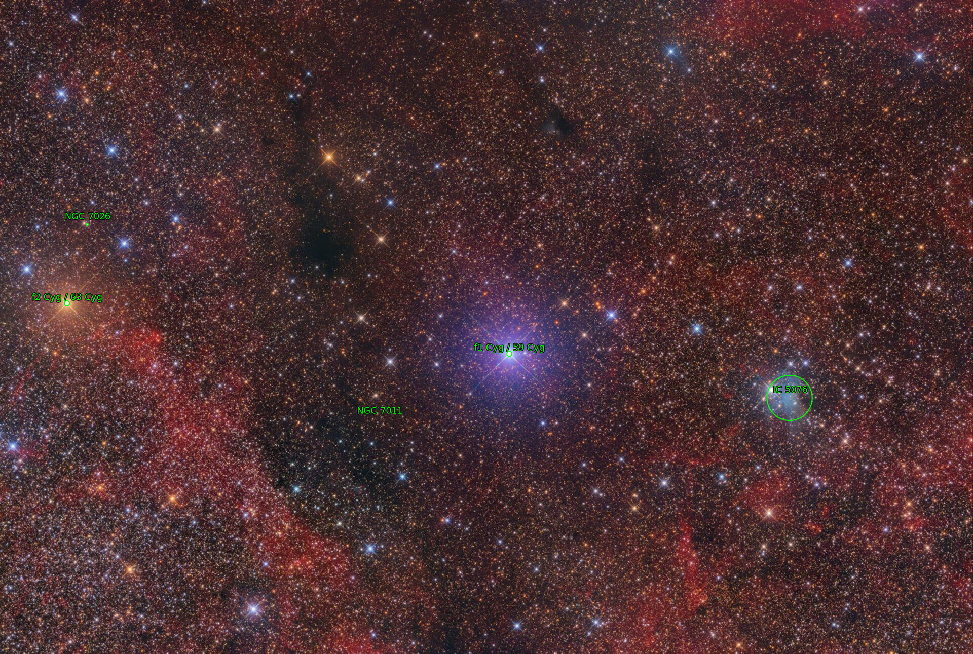 Sternkarten-Overlay (Astrometry.net)