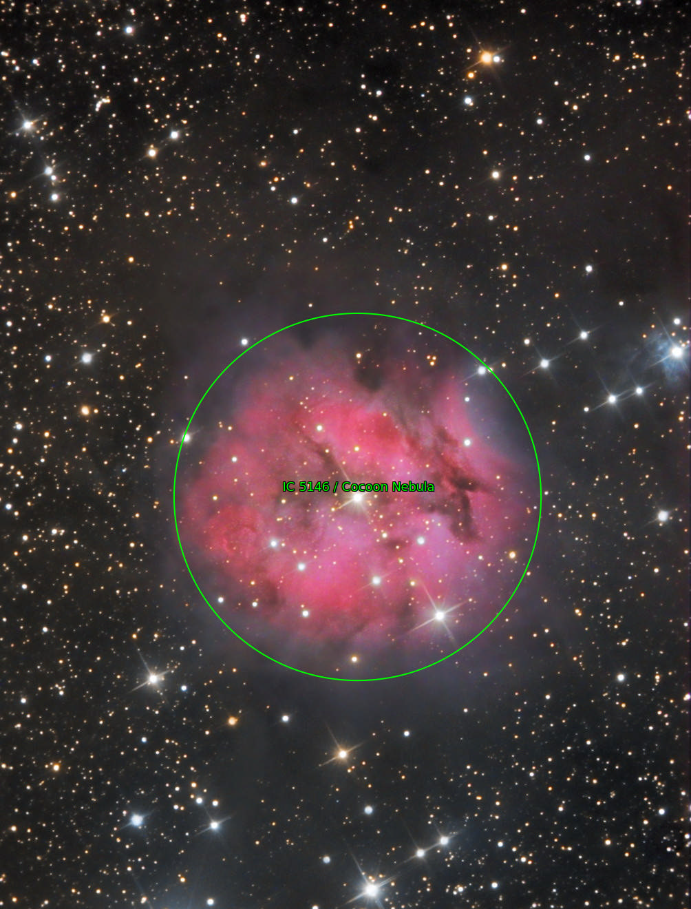 Sternkarten-Overlay (Astrometry.net)