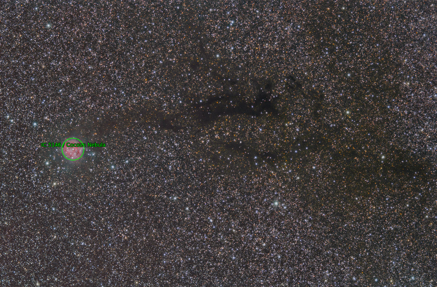 Sternkarten-Overlay (Astrometry.net)
