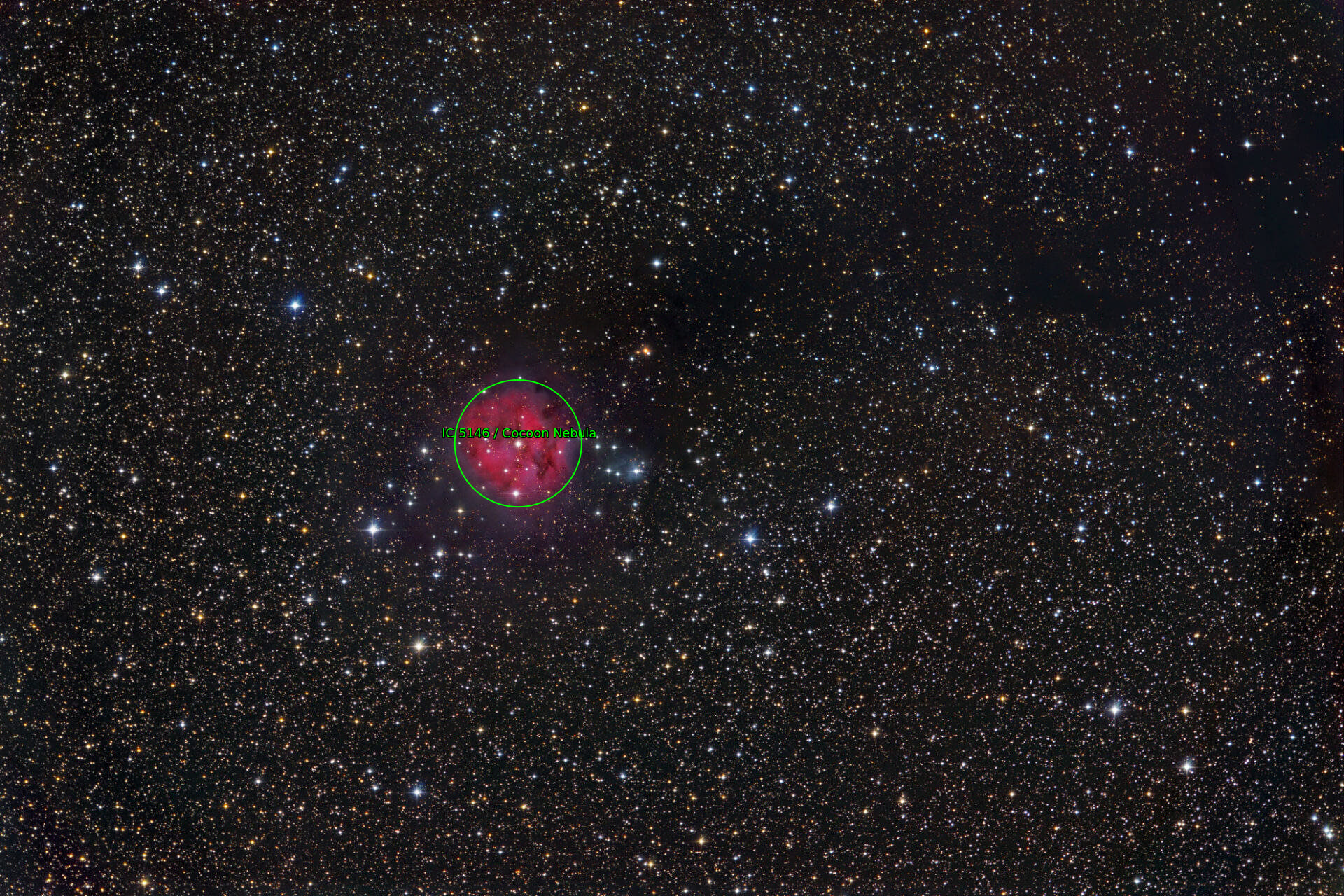Sternkarten-Overlay (Astrometry.net)