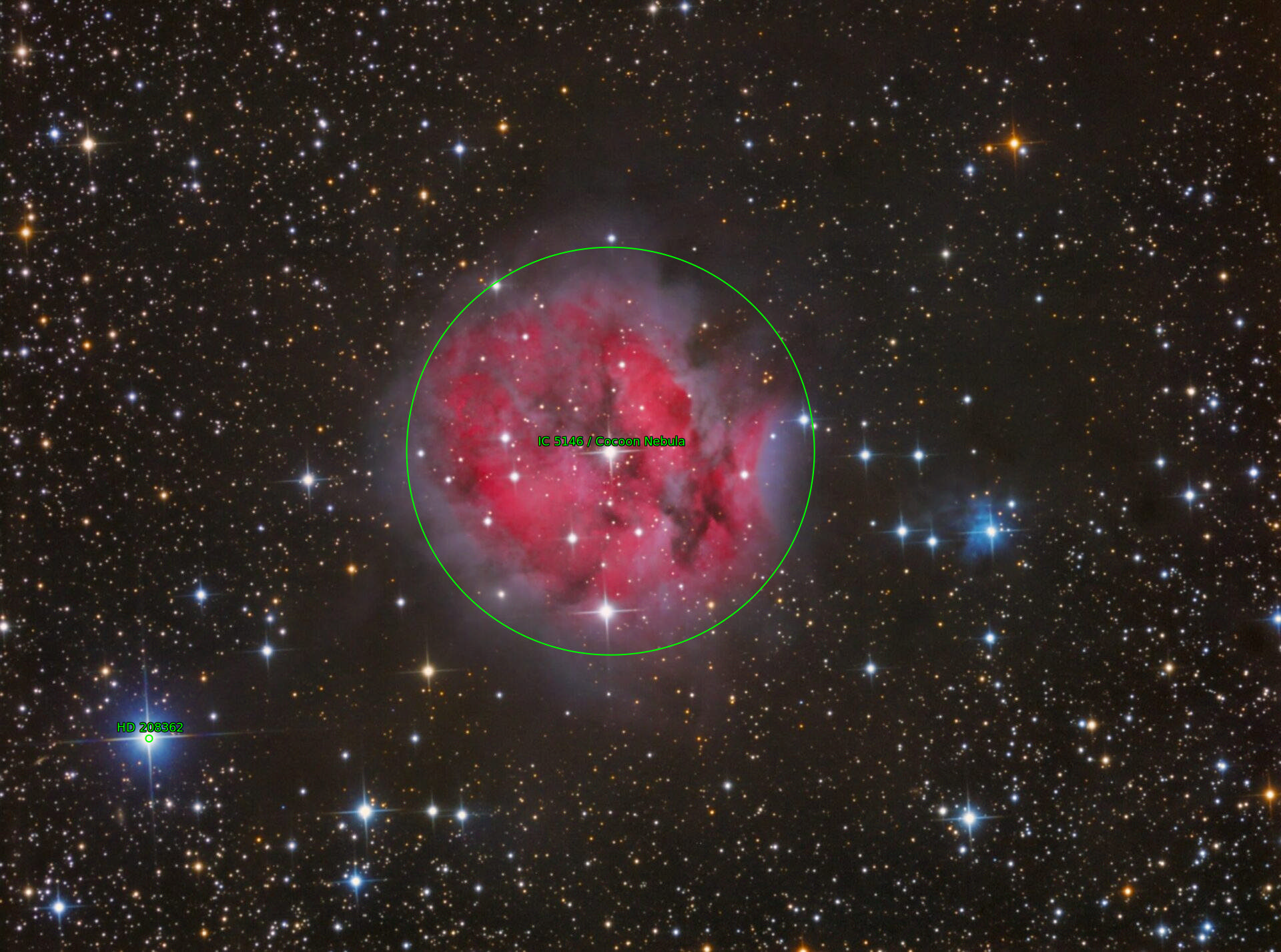 Sternkarten-Overlay (Astrometry.net)