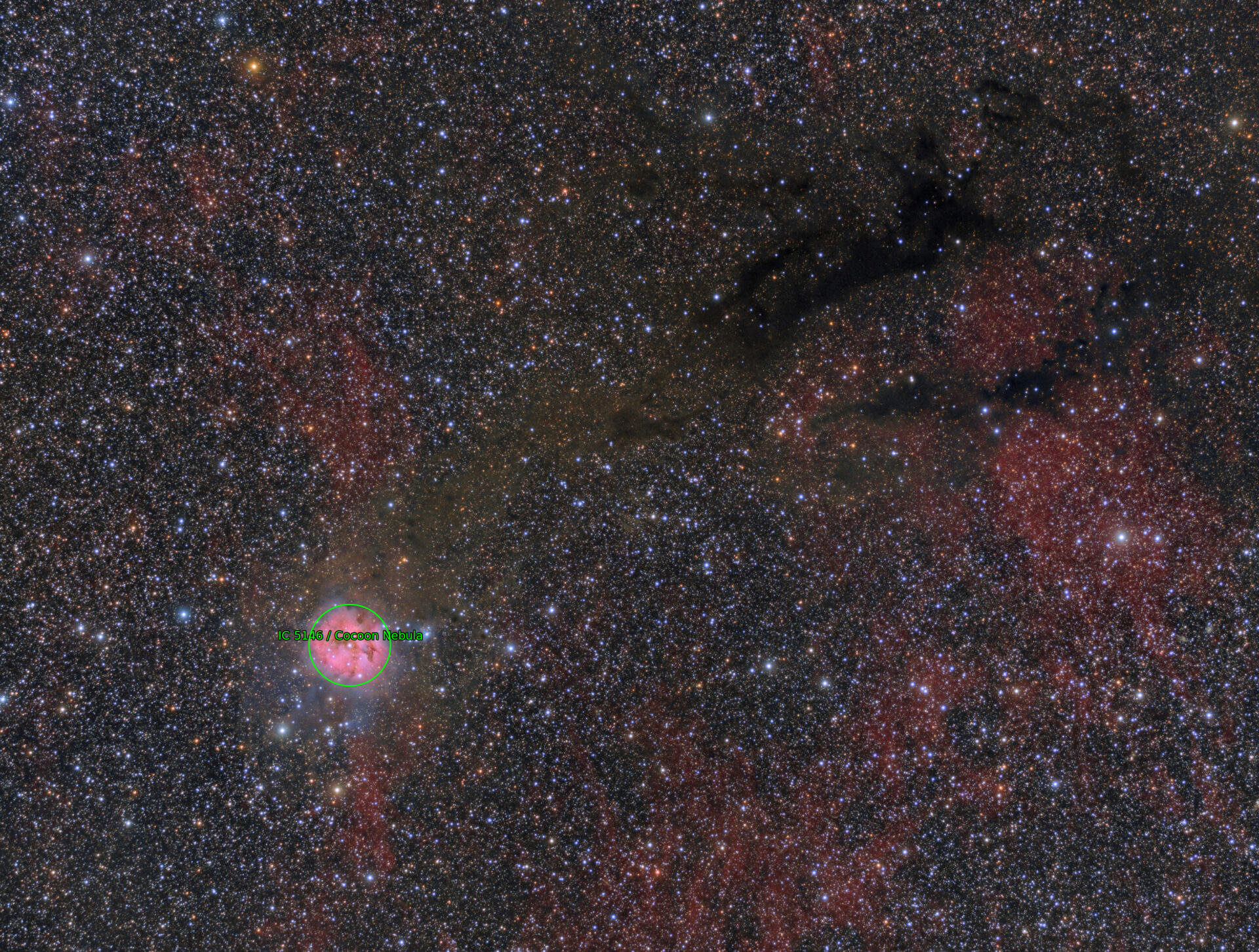 Sternkarten-Overlay (Astrometry.net)