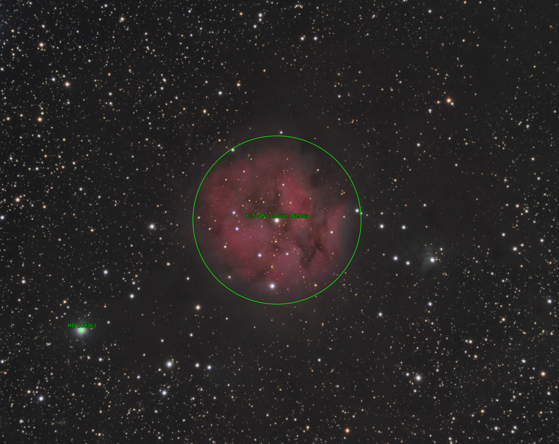 Sternkarten-Overlay (Astrometry.net)