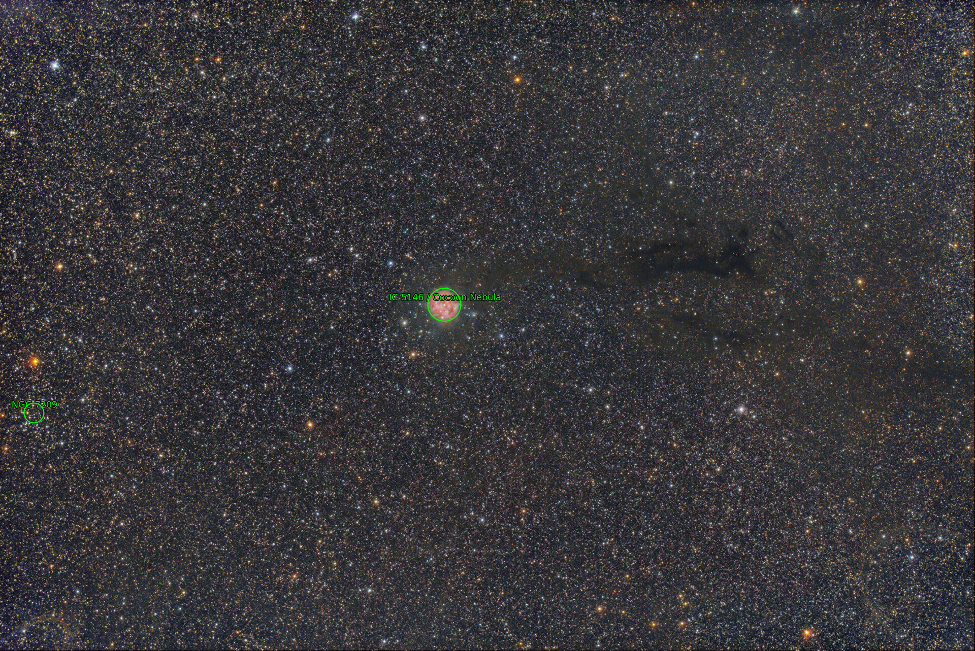 Sternkarten-Overlay (Astrometry.net)