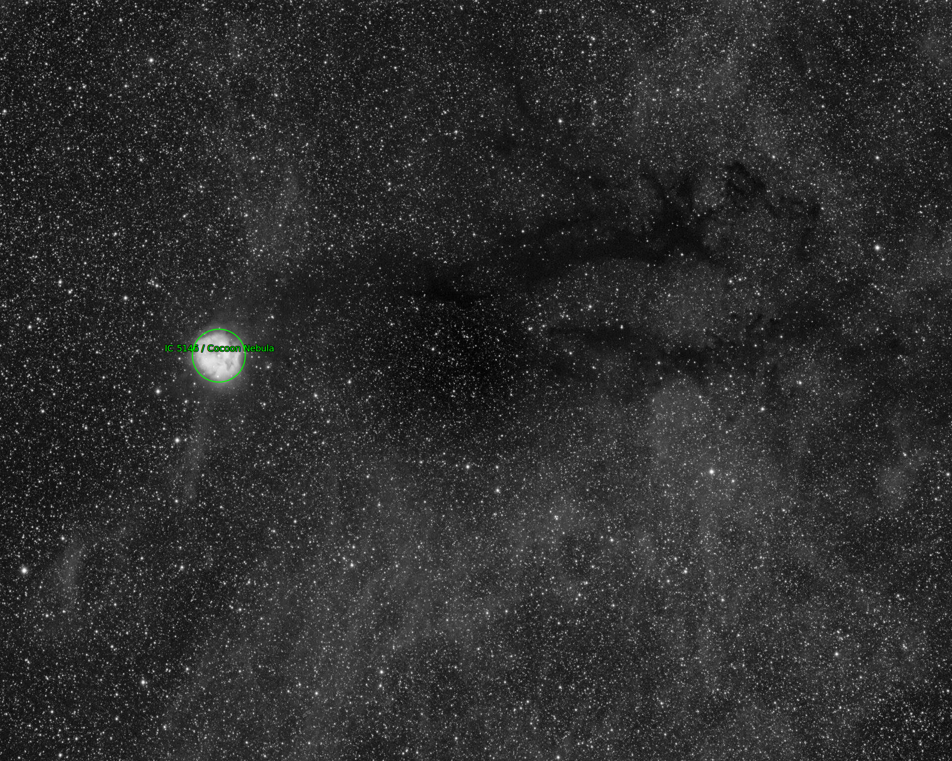 Sternkarten-Overlay (Astrometry.net)