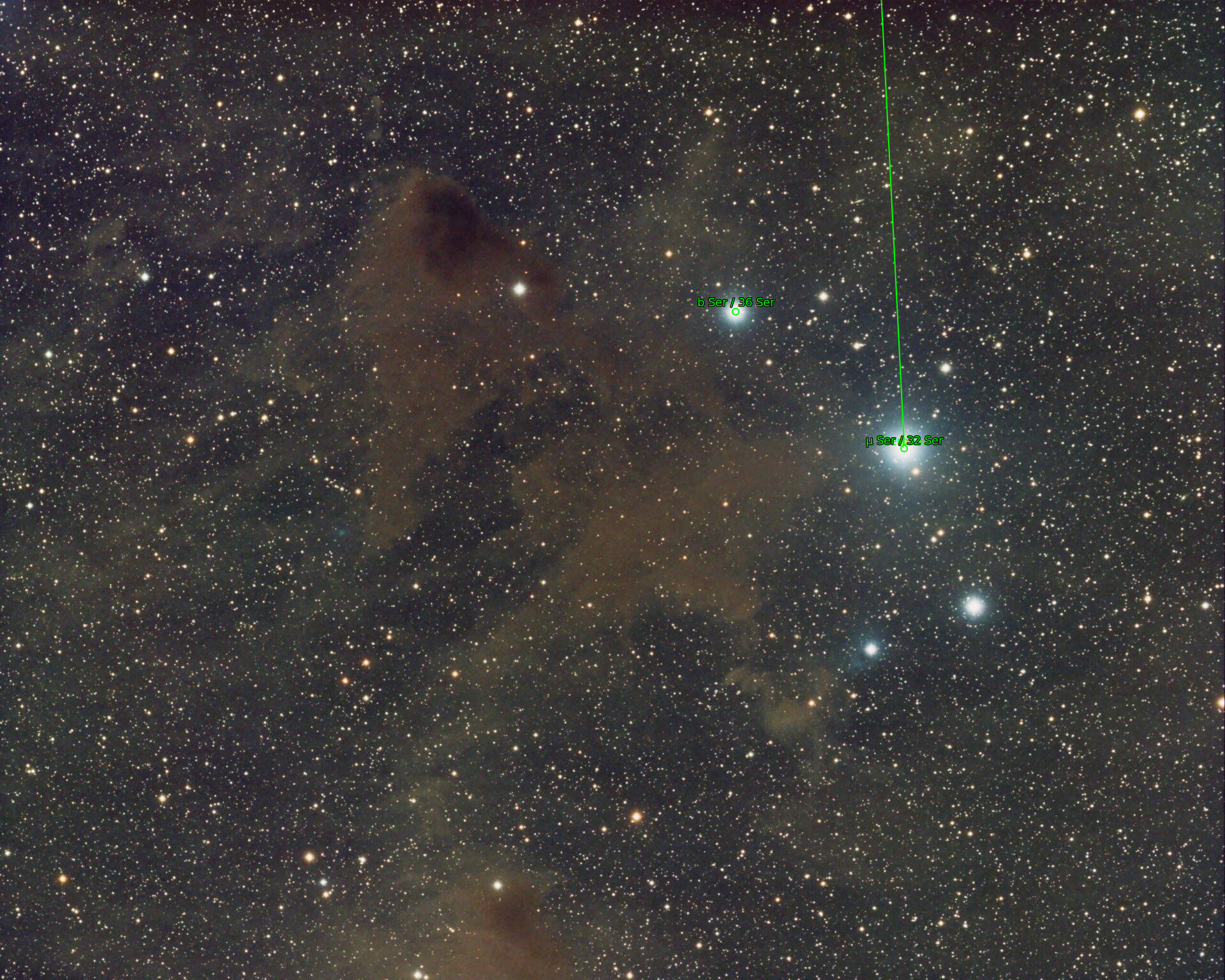 Sternkarten-Overlay (Astrometry.net)