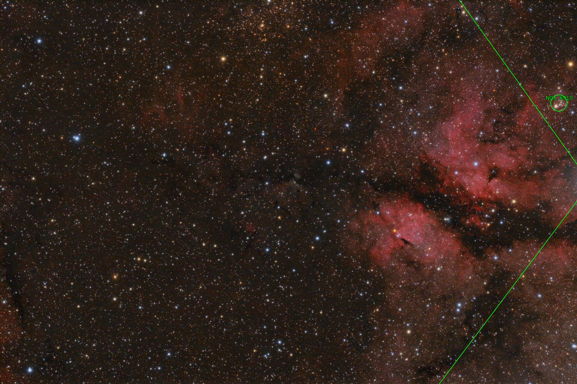 Sternkarten-Overlay (Astrometry.net)