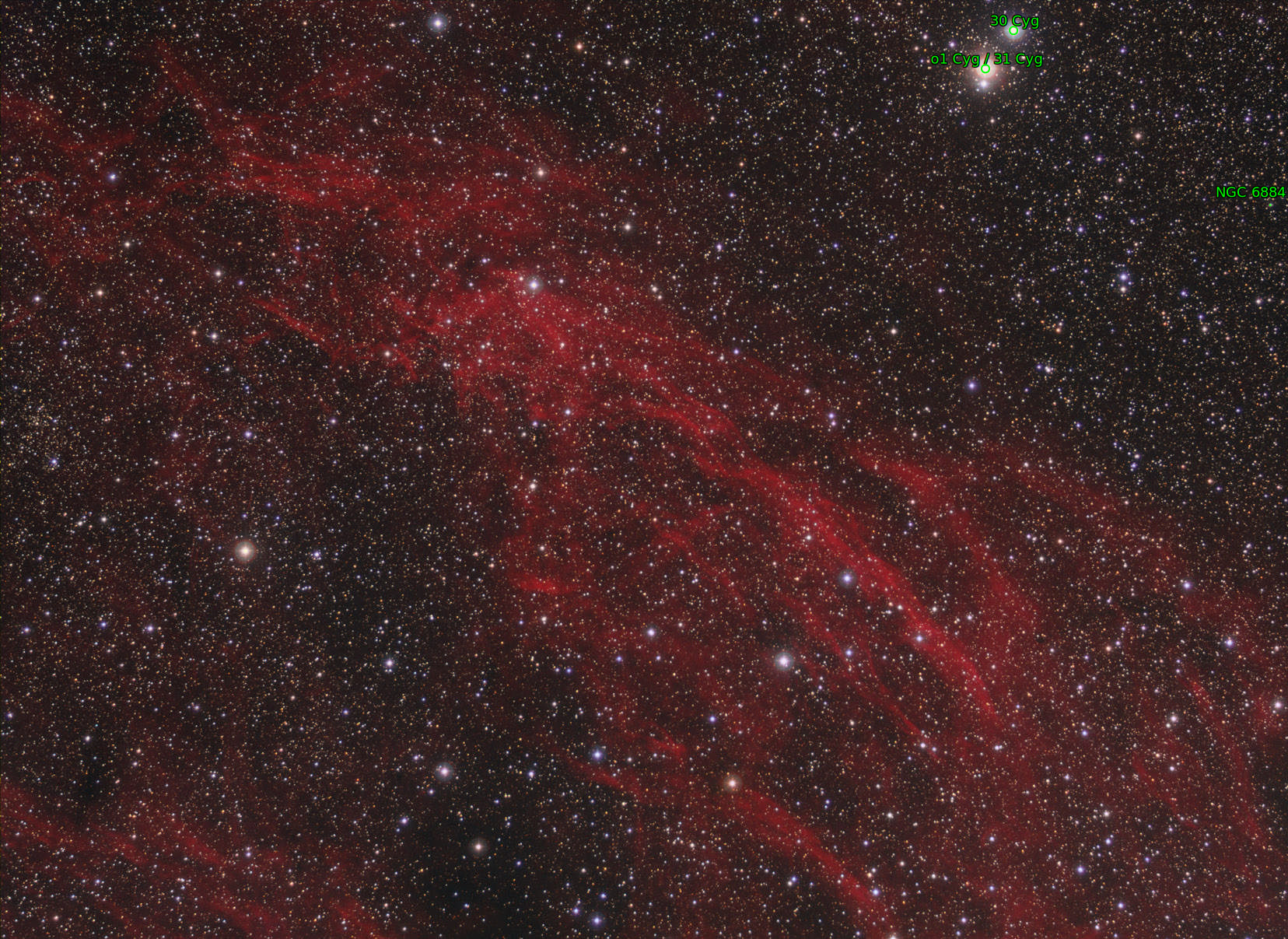 Sternkarten-Overlay (Astrometry.net)