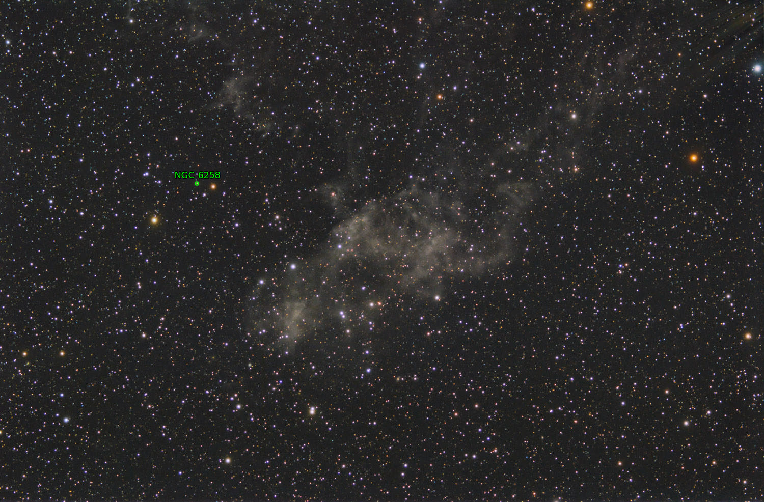 Sternkarten-Overlay (Astrometry.net)