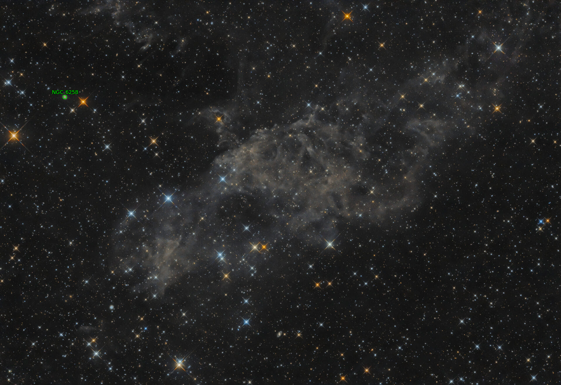 Sternkarten-Overlay (Astrometry.net)
