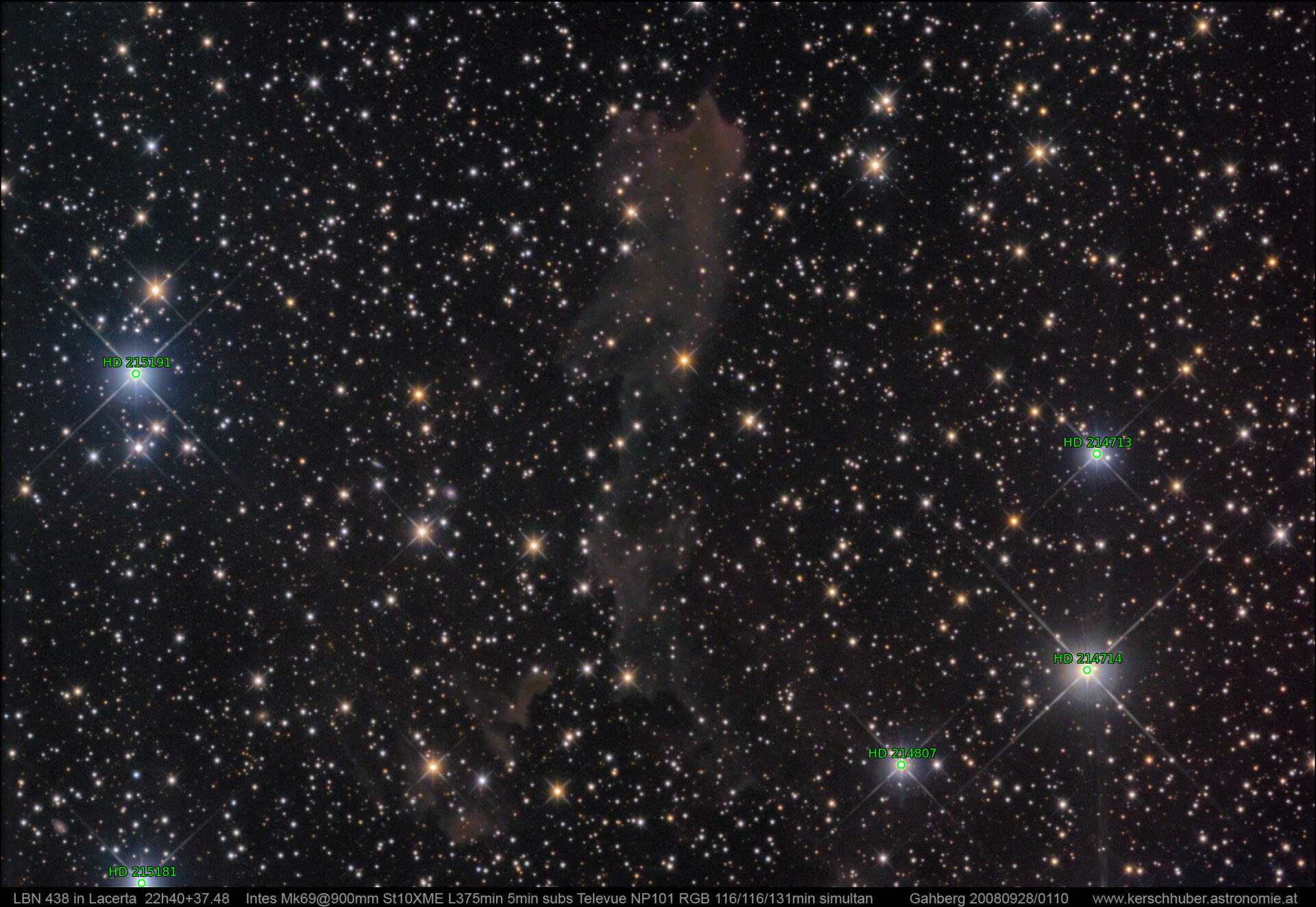 Sternkarten-Overlay (Astrometry.net)