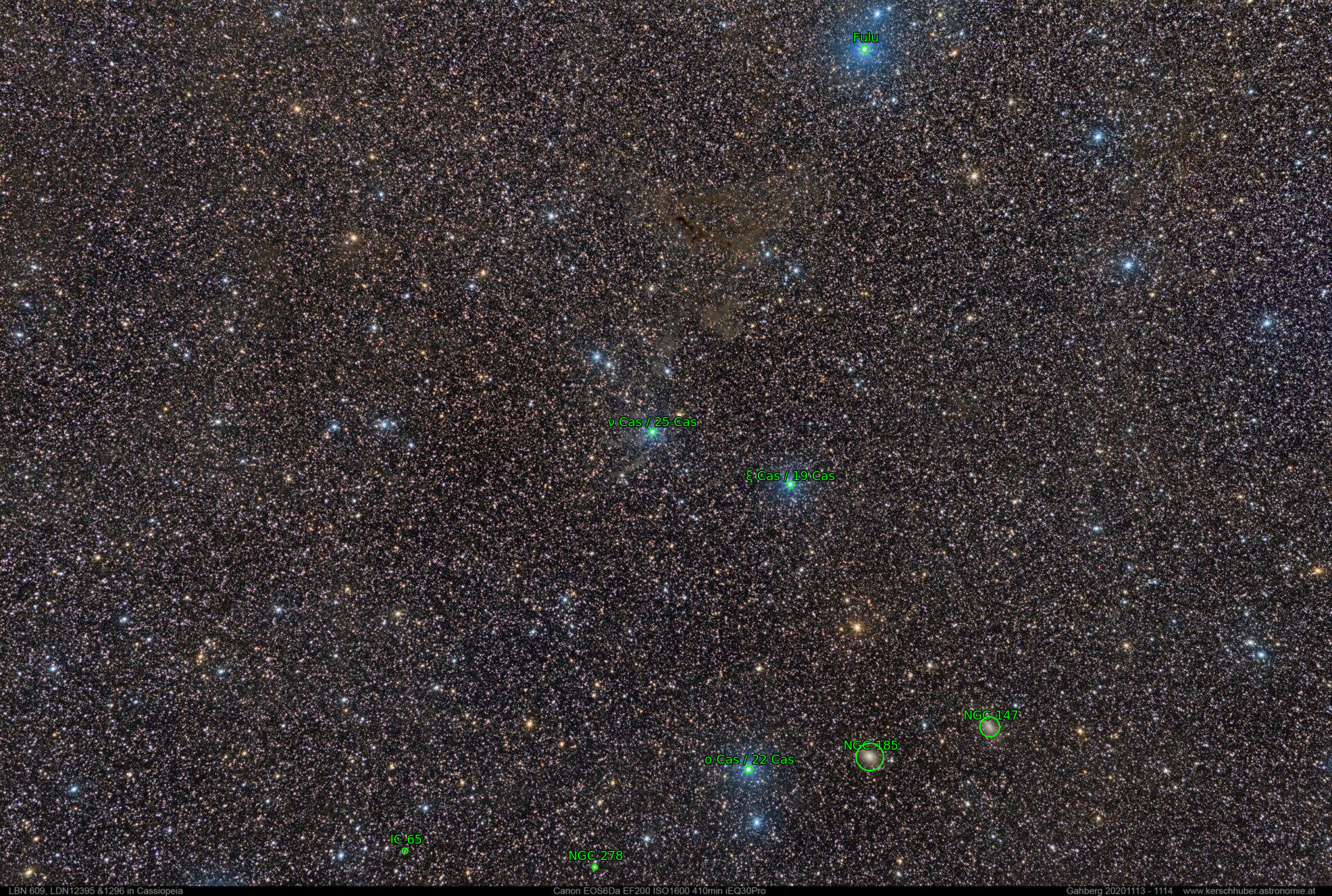 Sternkarten-Overlay (Astrometry.net)