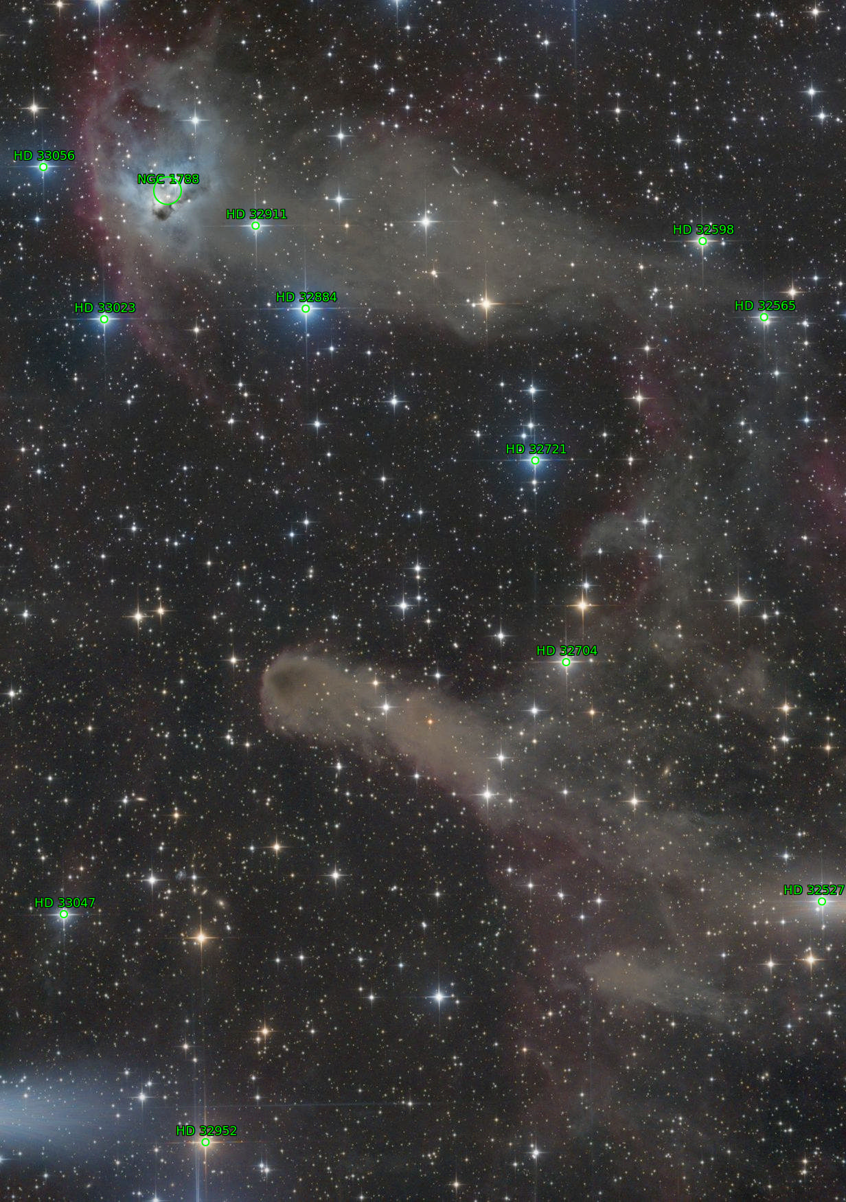 Sternkarten-Overlay (Astrometry.net)
