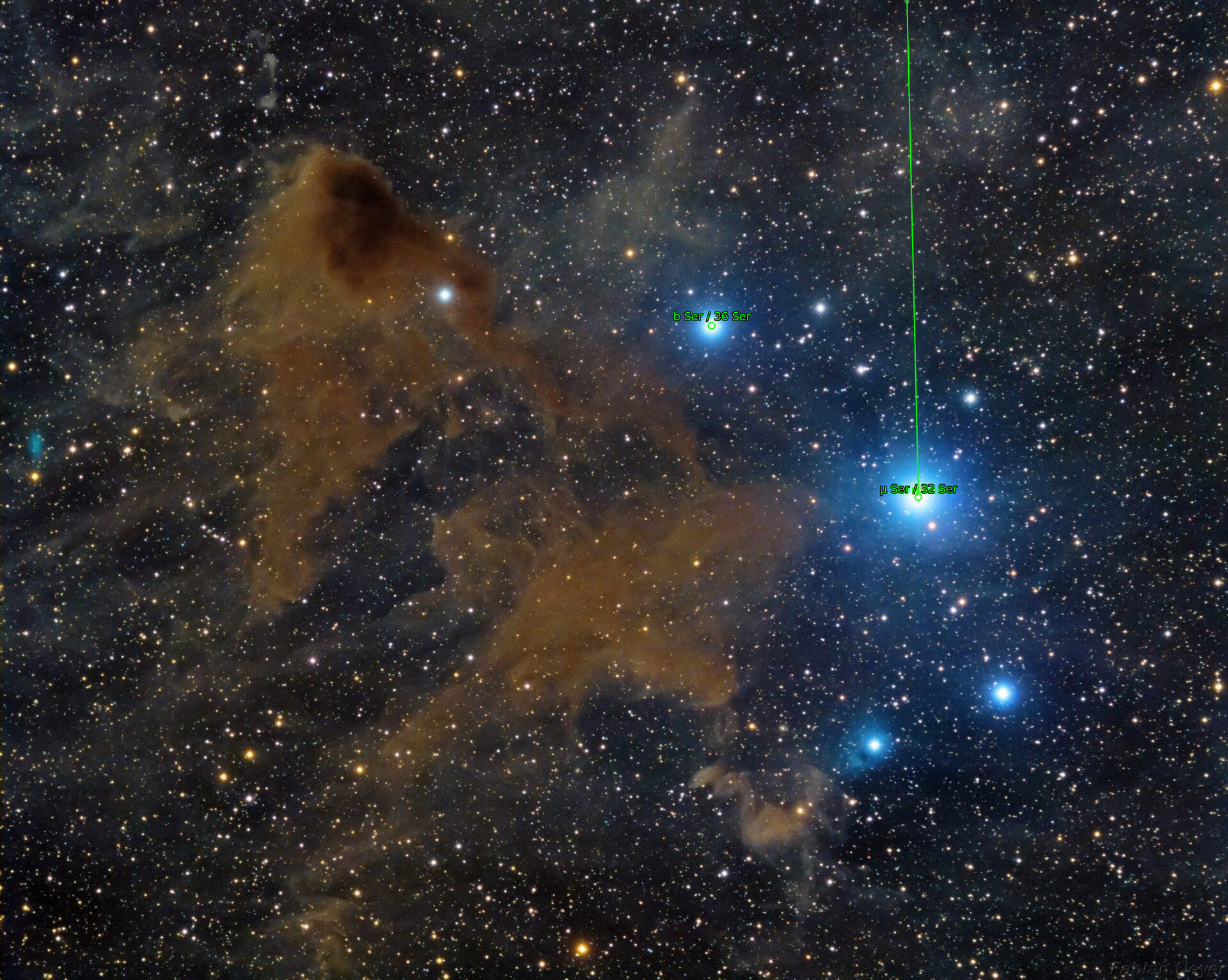 Sternkarten-Overlay (Astrometry.net)