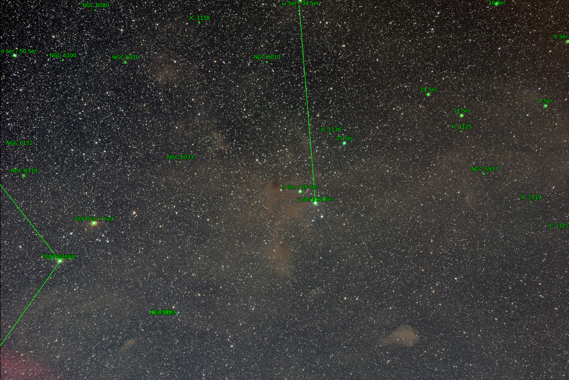 Sternkarten-Overlay (Astrometry.net)
