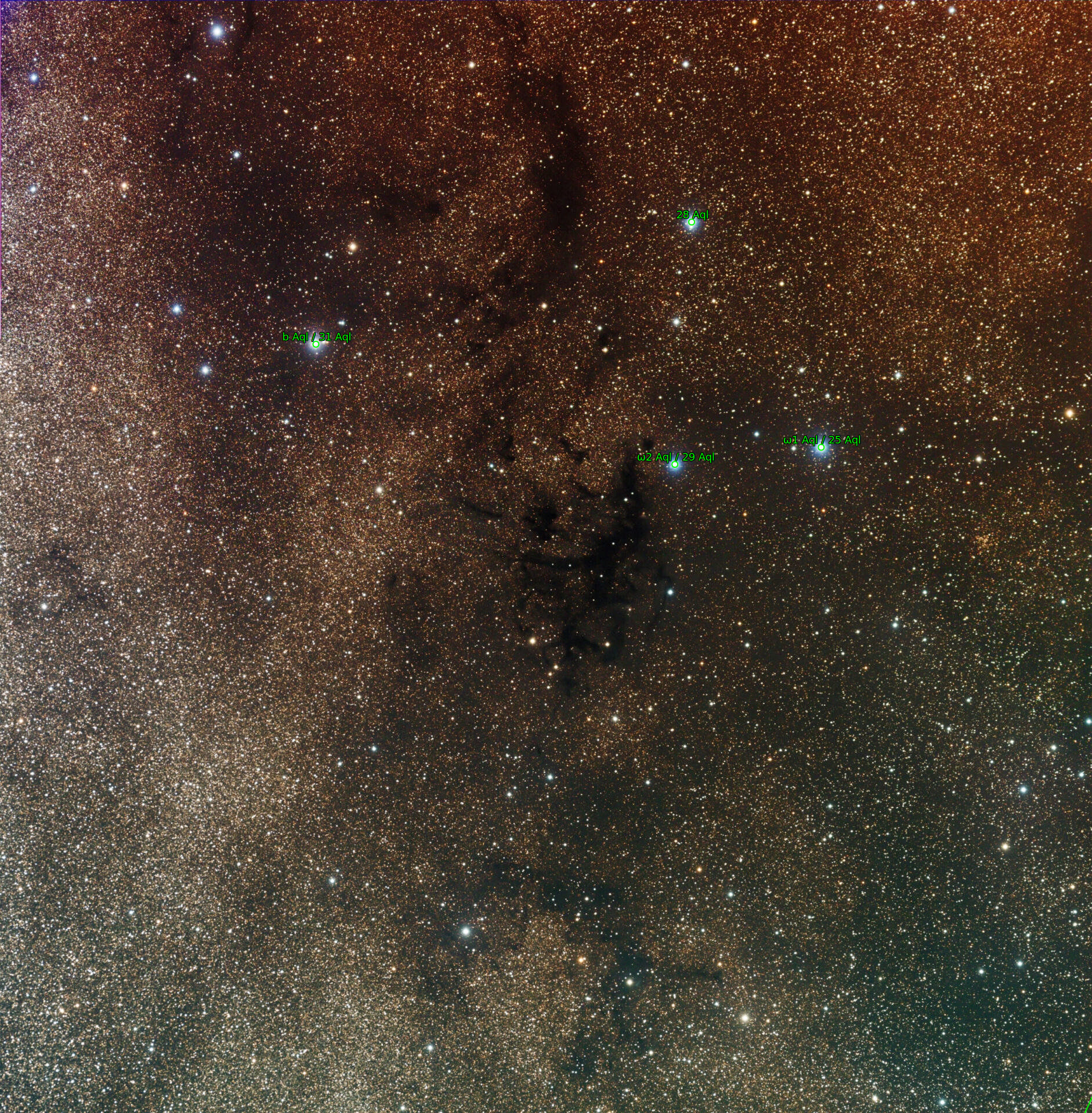 Sternkarten-Overlay (Astrometry.net)