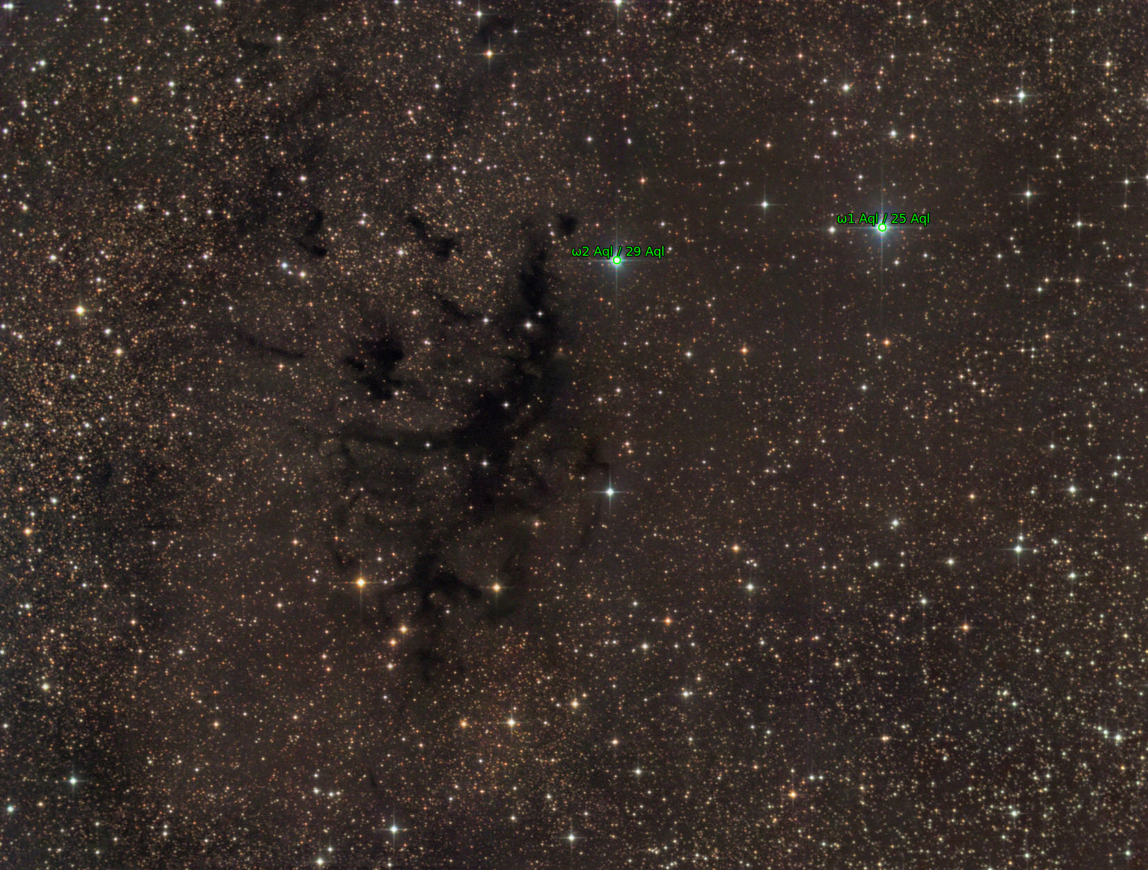 Sternkarten-Overlay (Astrometry.net)