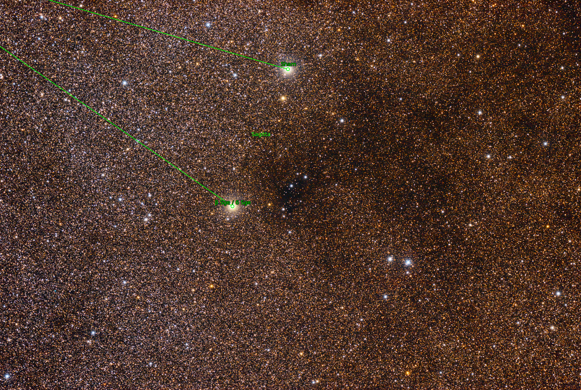 Sternkarten-Overlay (Astrometry.net)