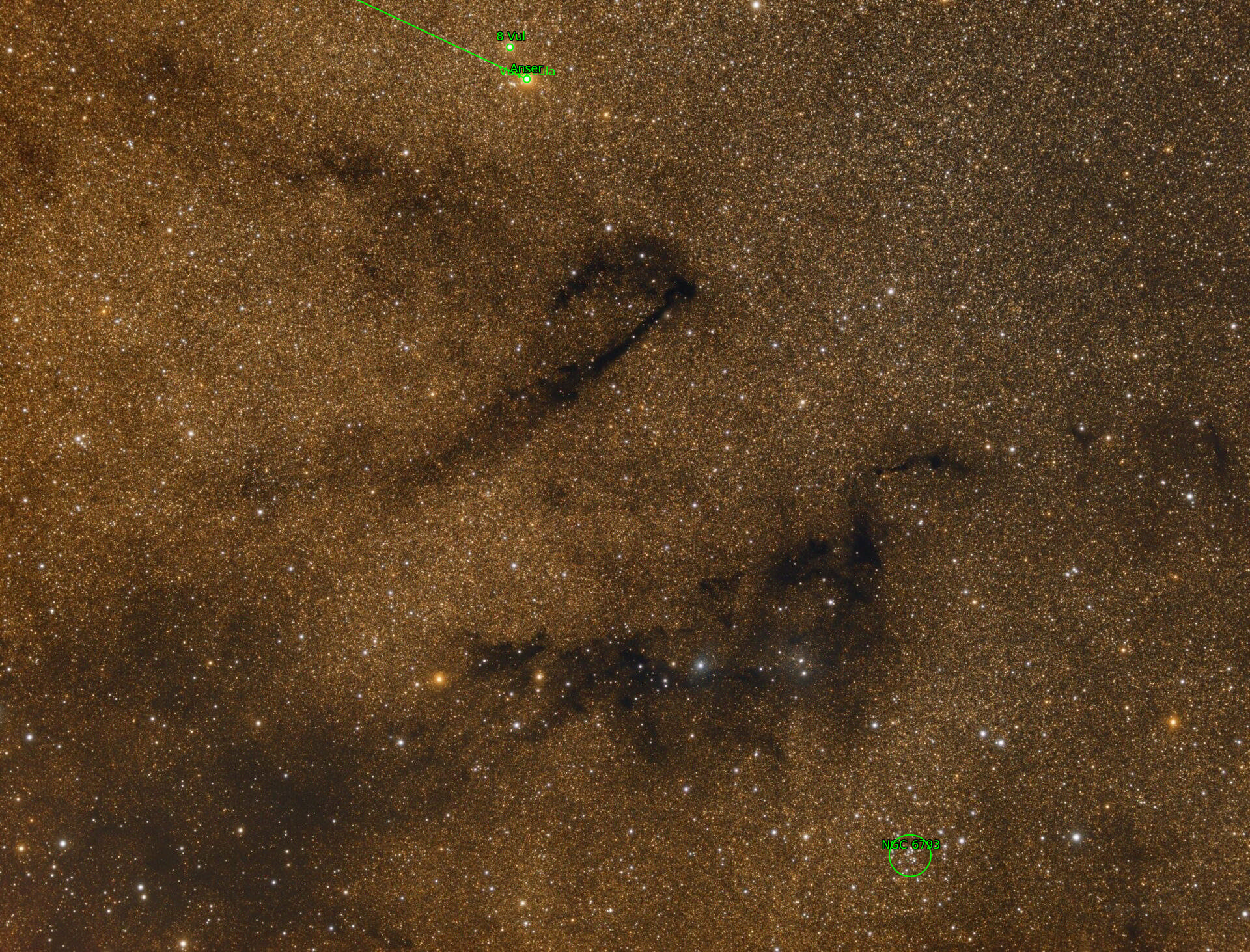 Sternkarten-Overlay (Astrometry.net)