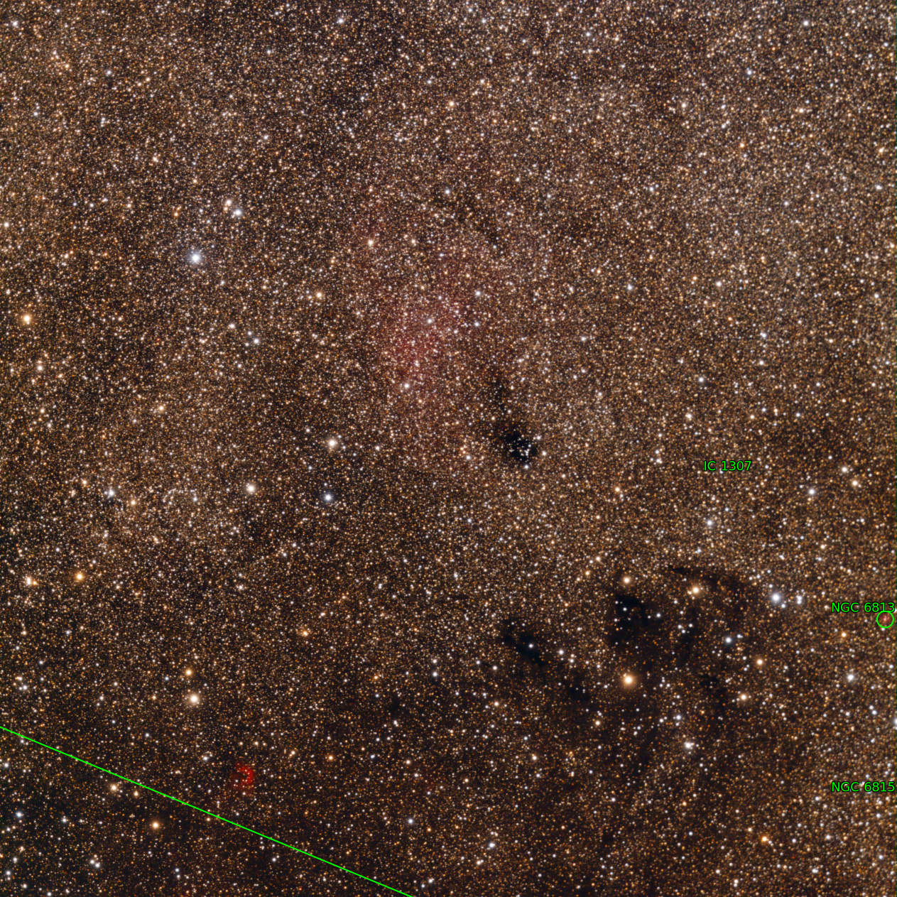 Sternkarten-Overlay (Astrometry.net)