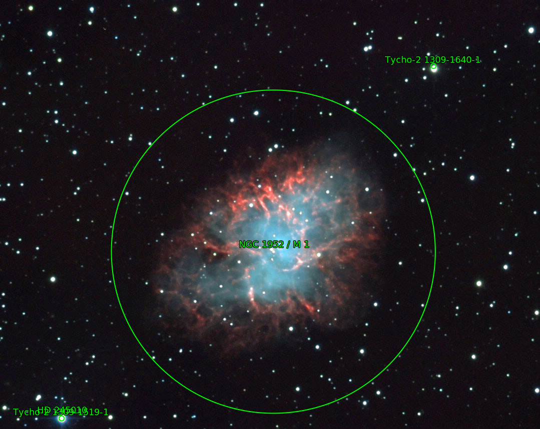 Sternkarten-Overlay (Astrometry.net)