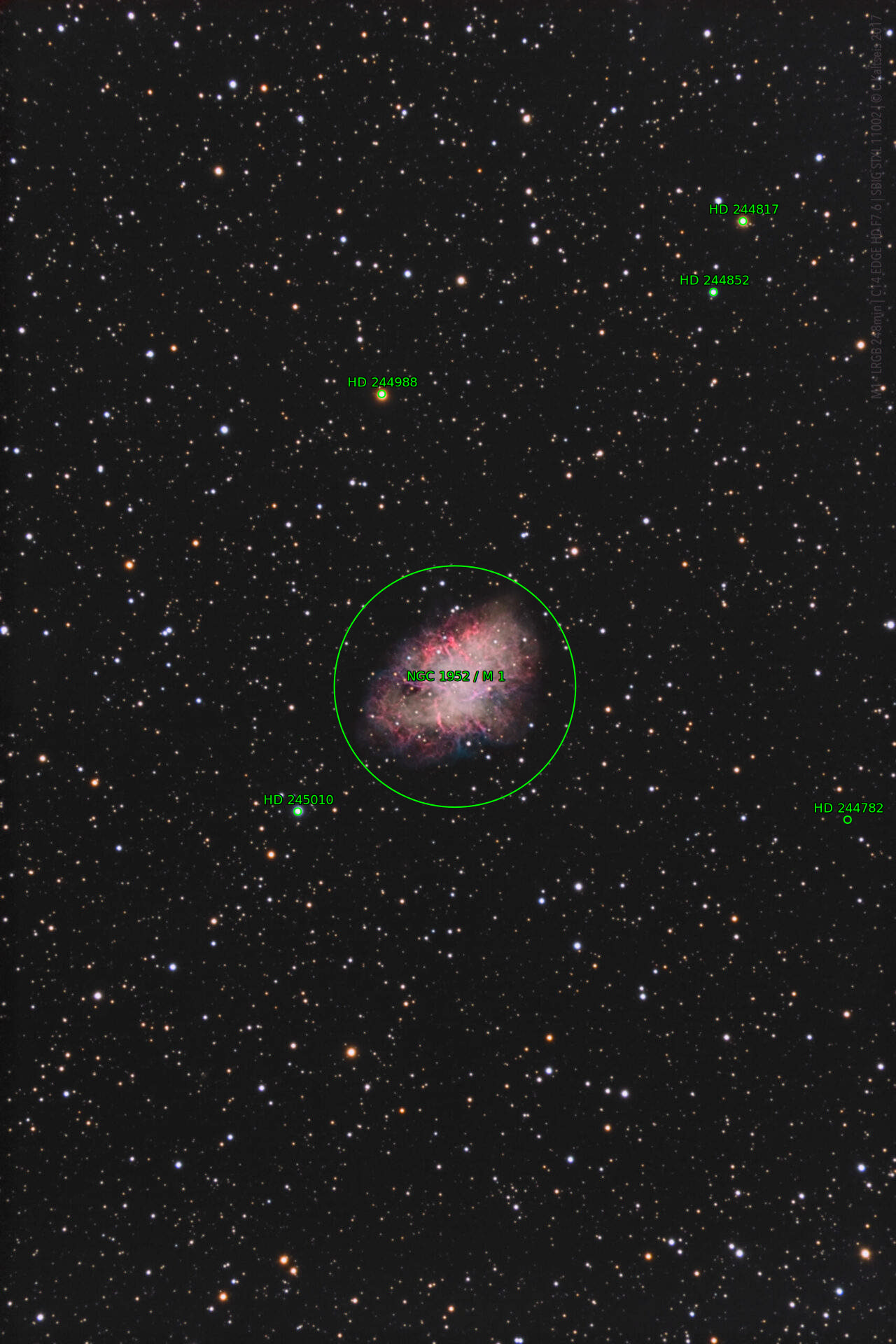 Sternkarten-Overlay (Astrometry.net)