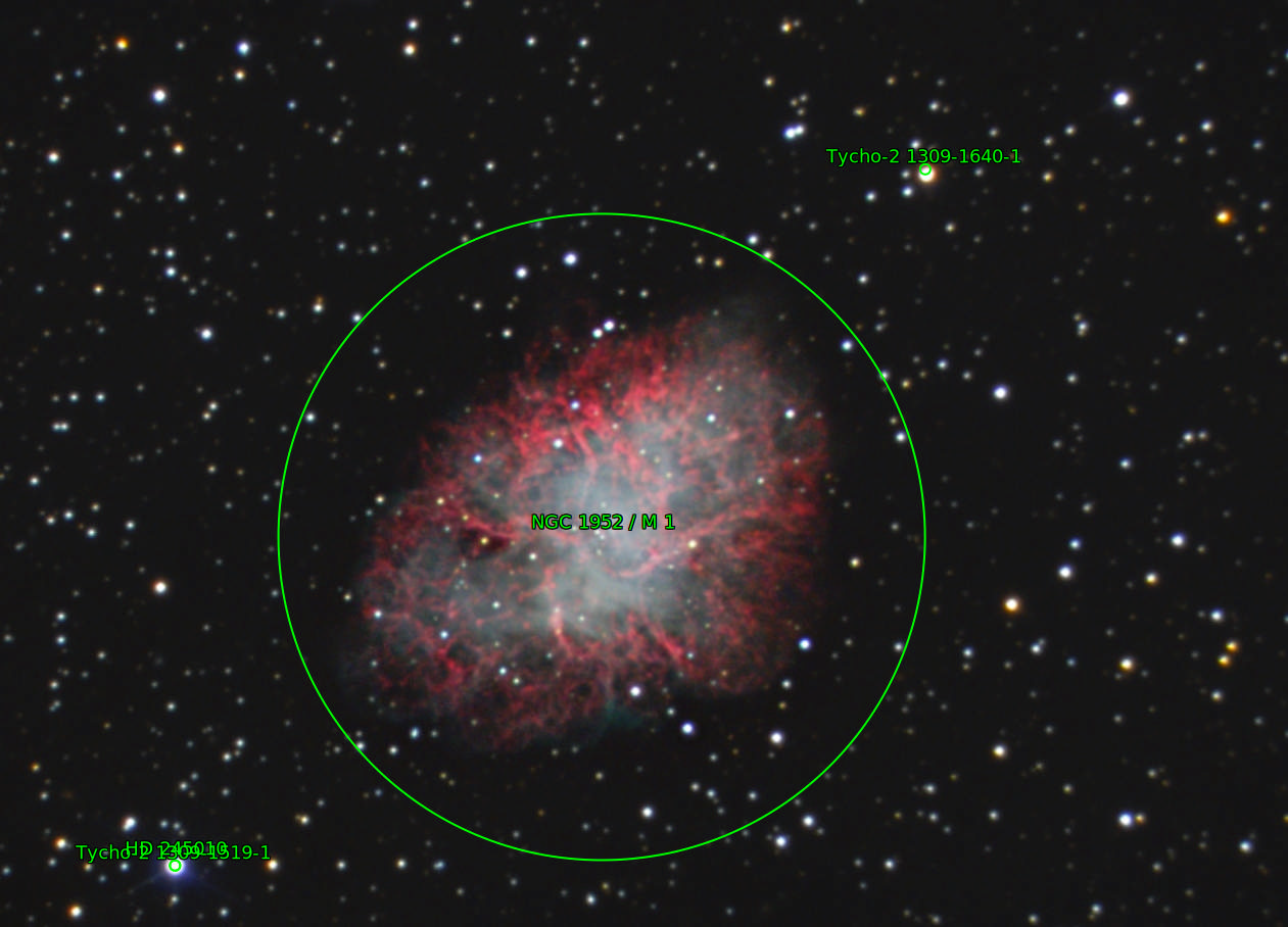 Sternkarten-Overlay (Astrometry.net)