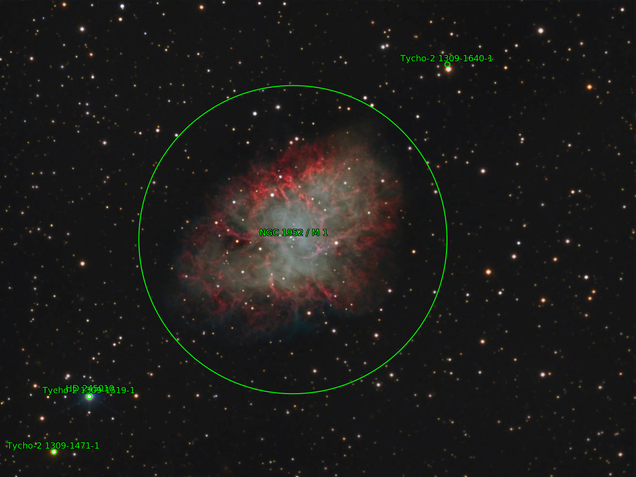 Sternkarten-Overlay (Astrometry.net)