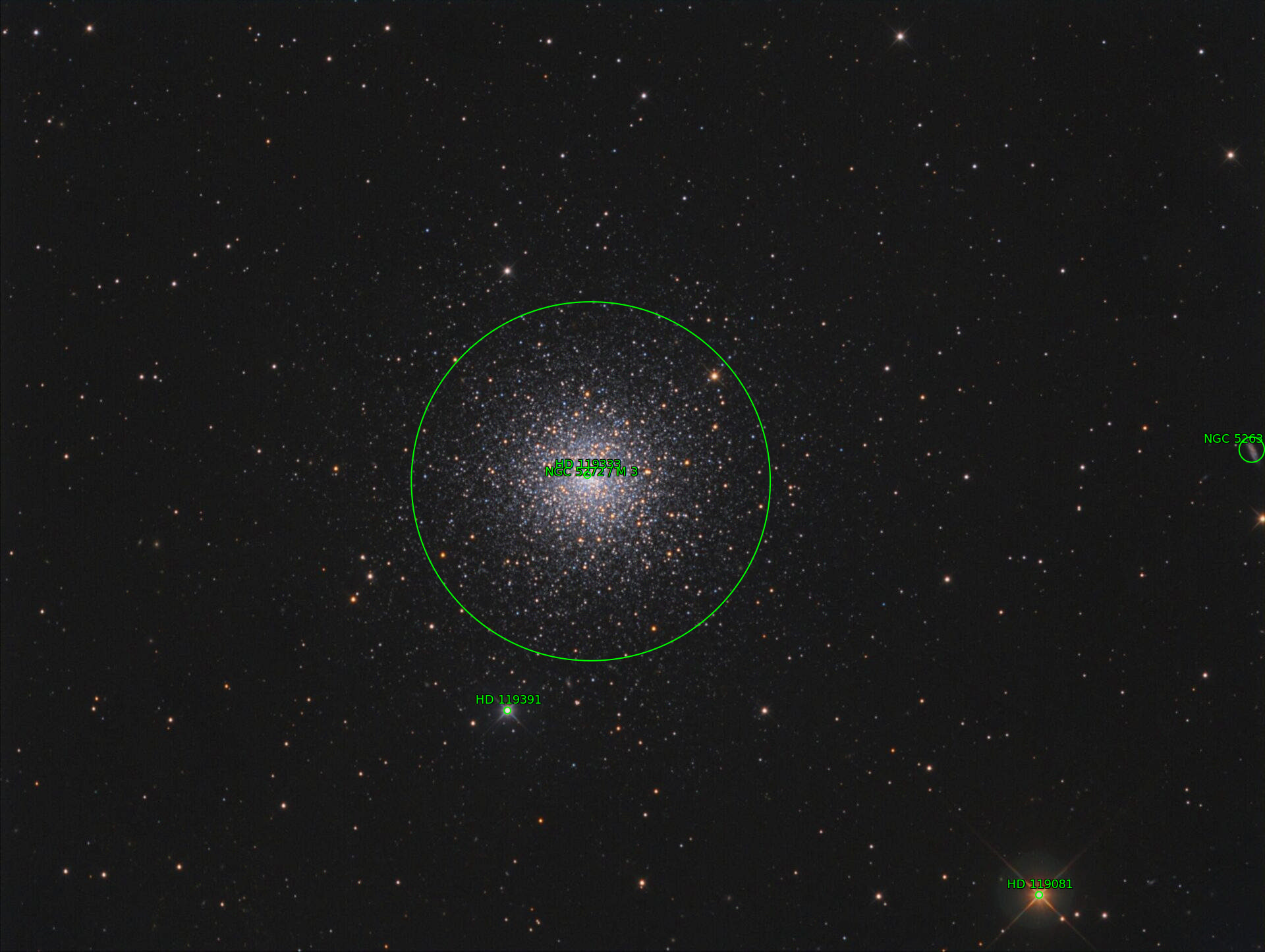 Sternkarten-Overlay (Astrometry.net)