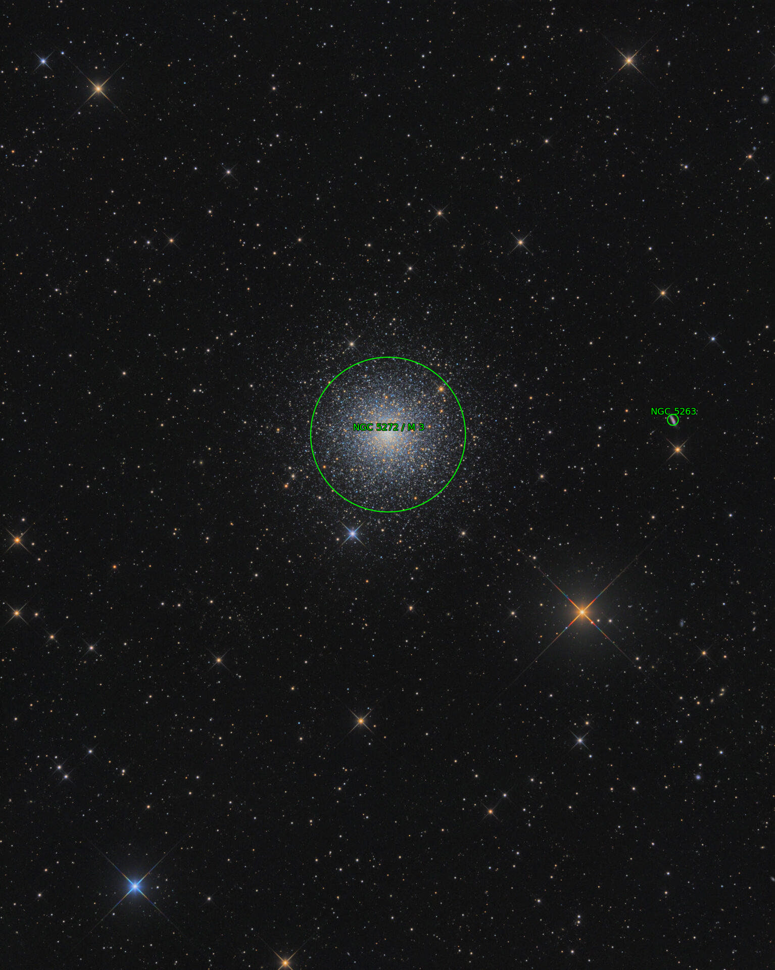 Sternkarten-Overlay (Astrometry.net)