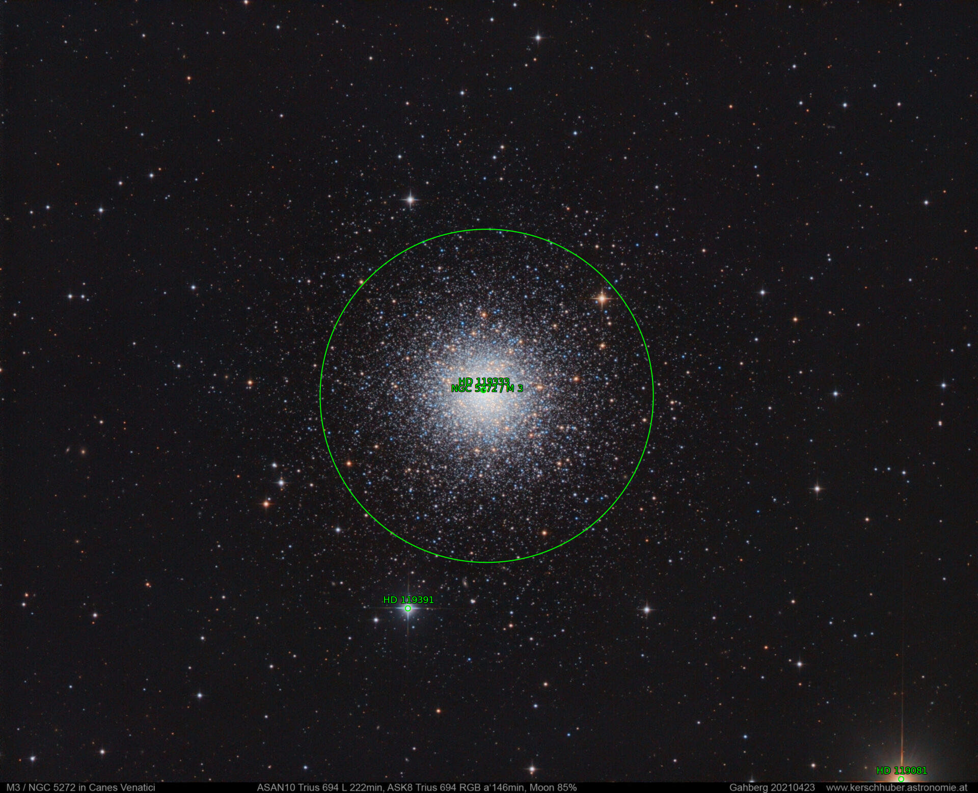 Sternkarten-Overlay (Astrometry.net)