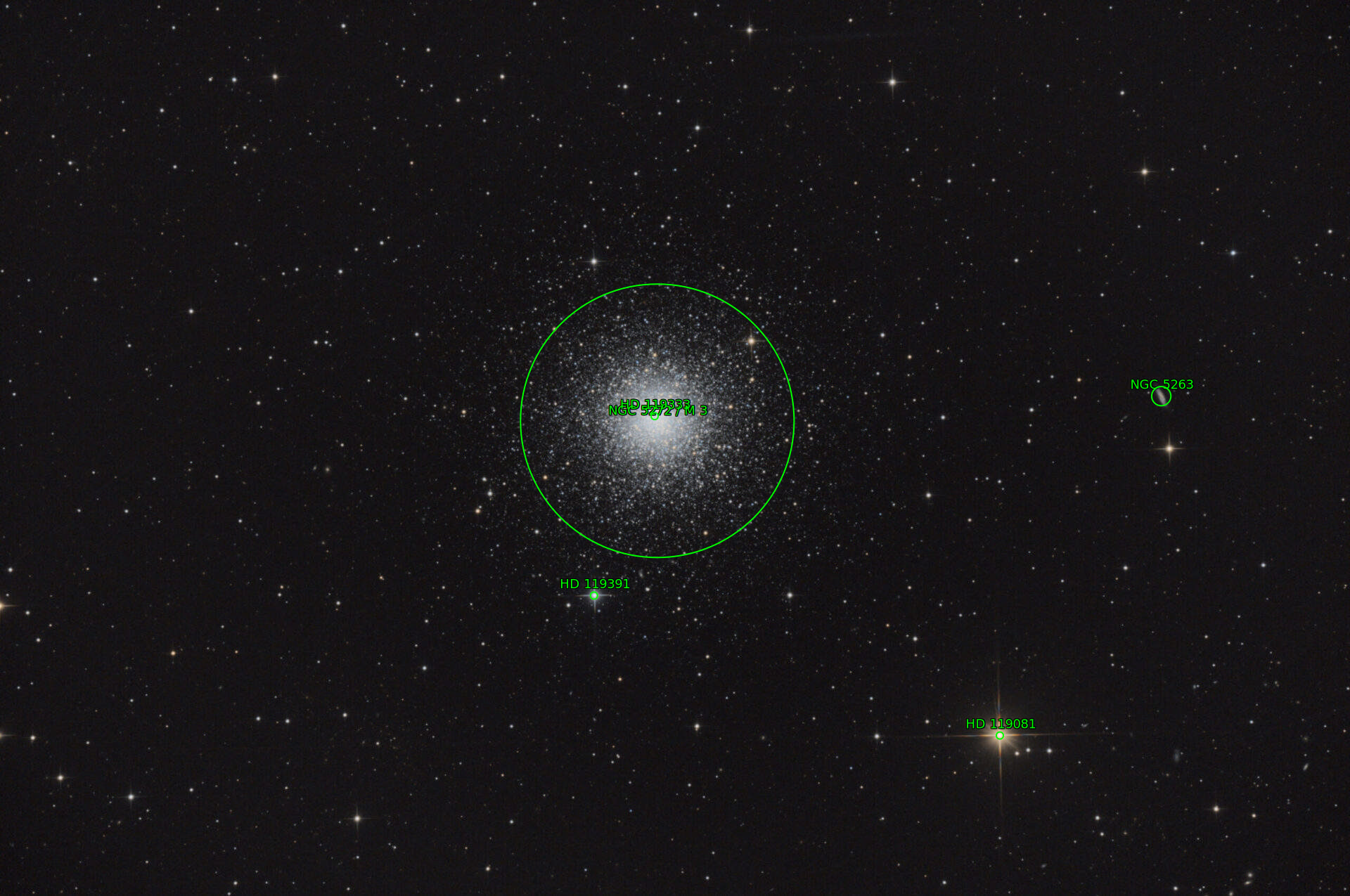 Sternkarten-Overlay (Astrometry.net)