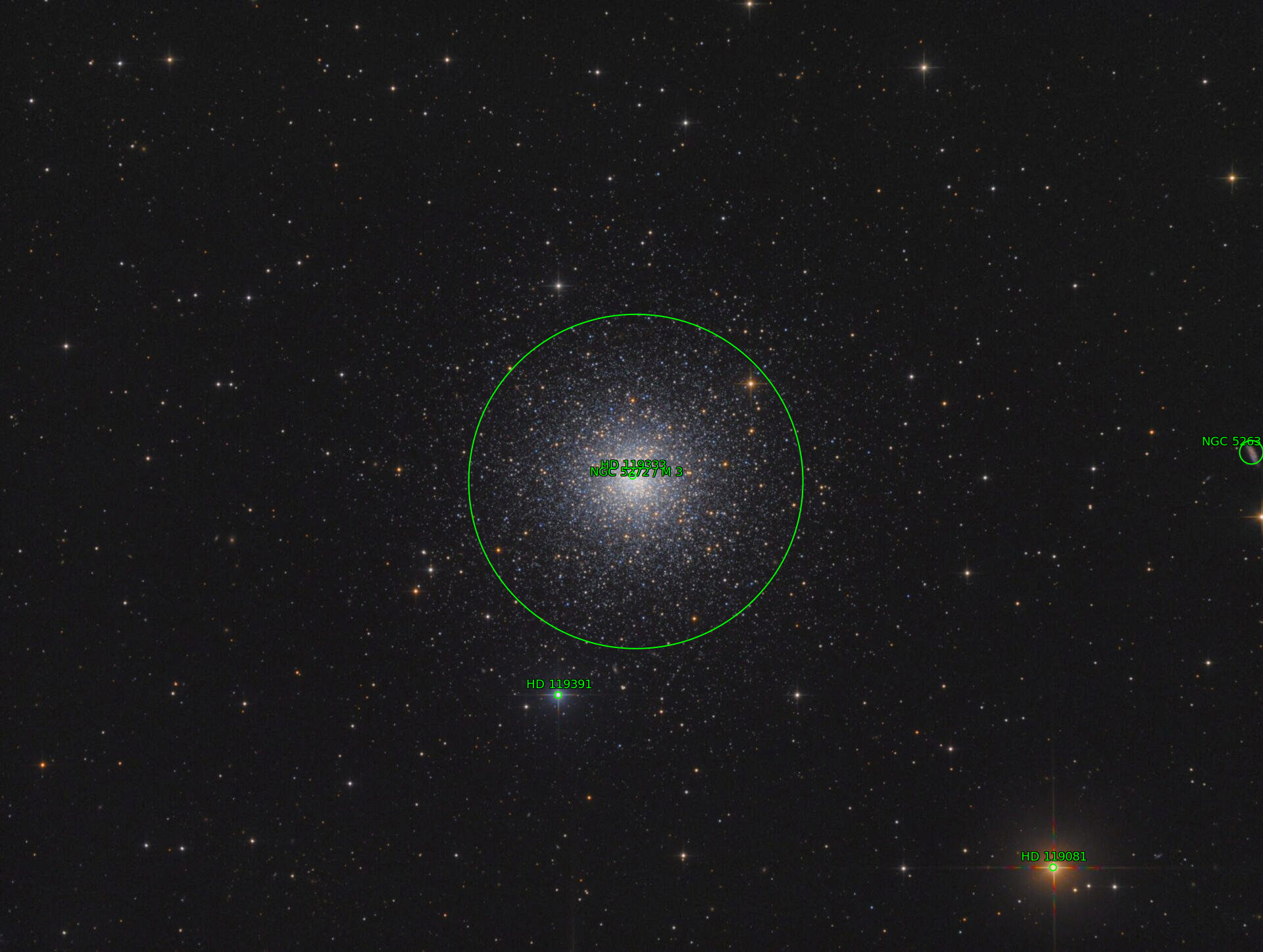 Sternkarten-Overlay (Astrometry.net)