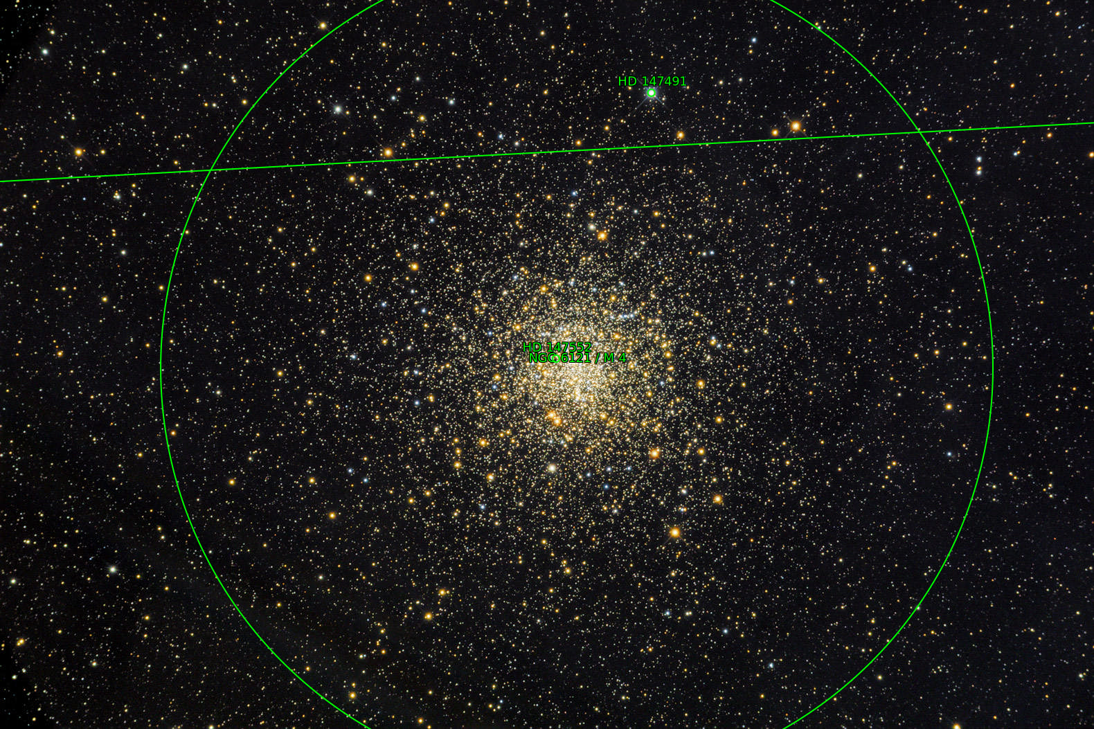 Sternkarten-Overlay (Astrometry.net)