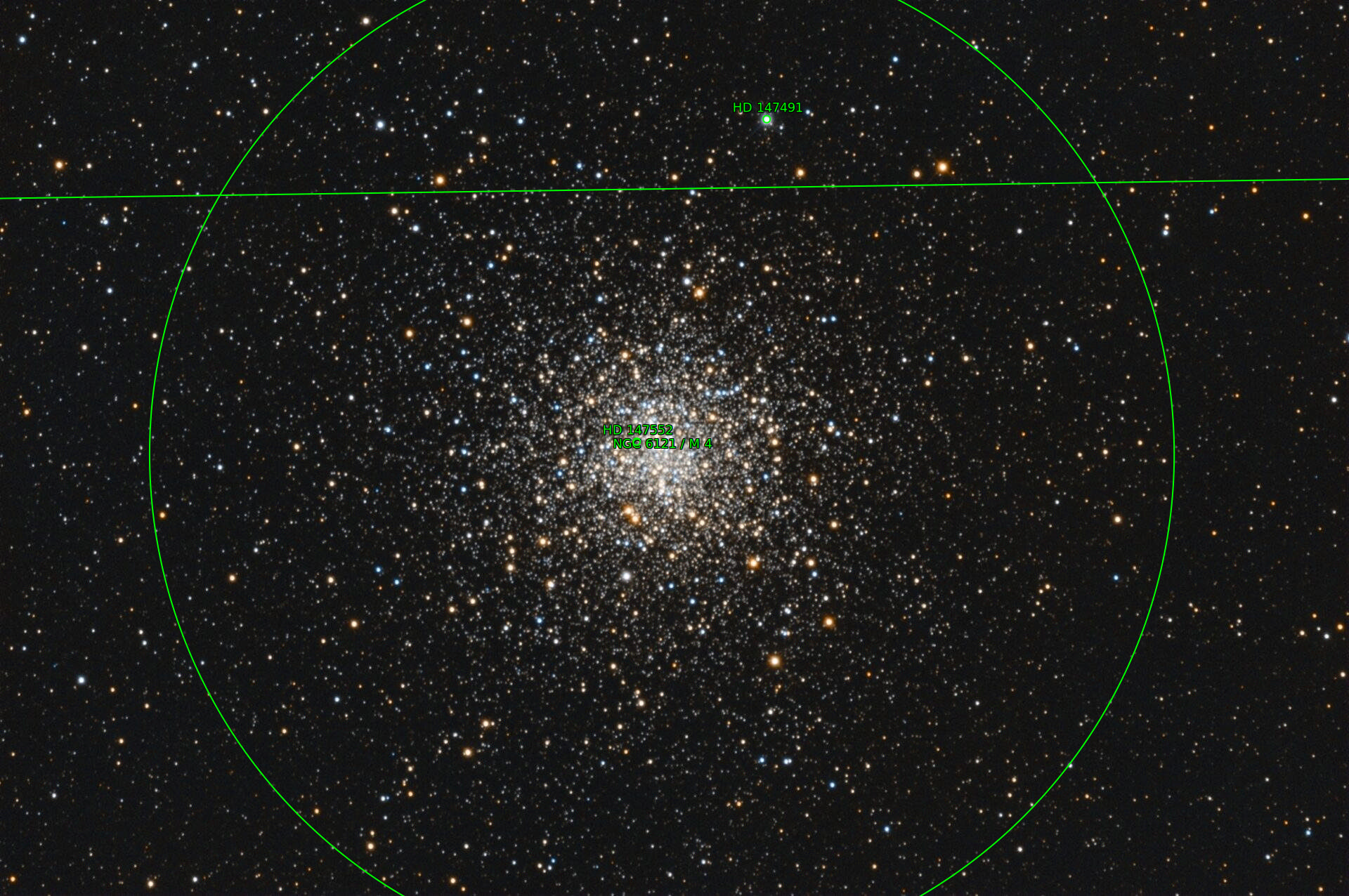 Sternkarten-Overlay (Astrometry.net)