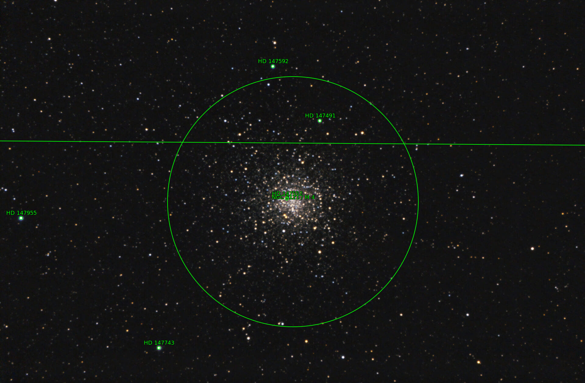 Sternkarten-Overlay (Astrometry.net)