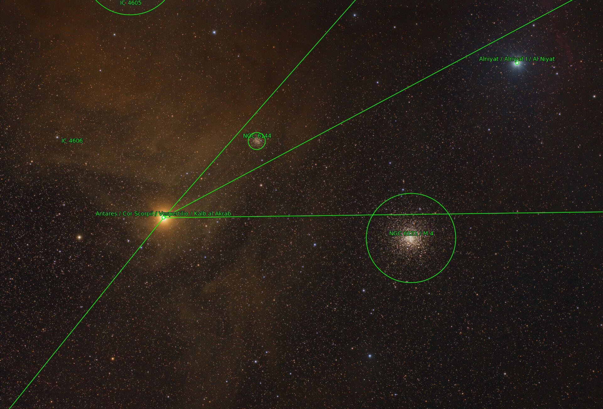 Sternkarten-Overlay (Astrometry.net)