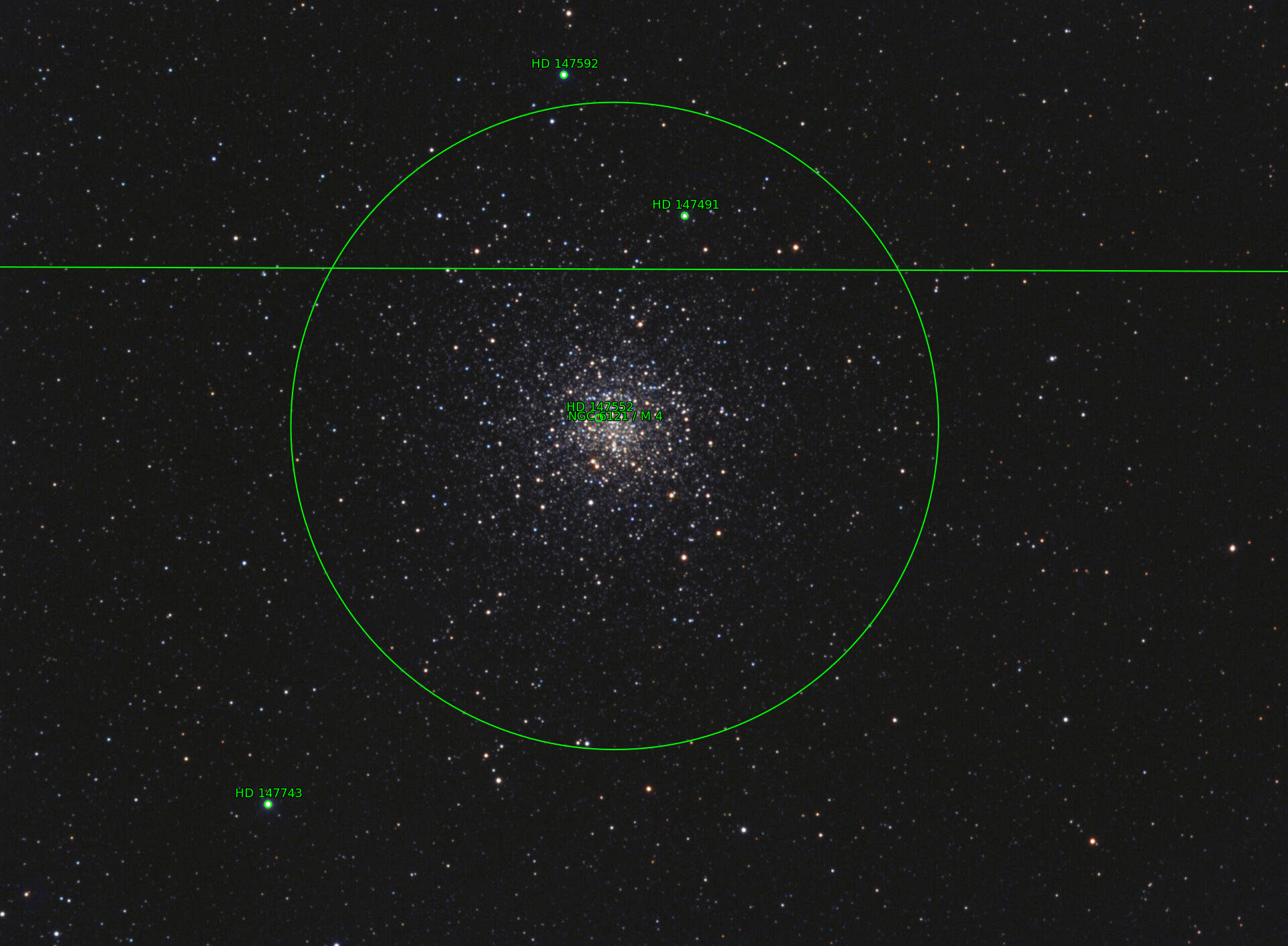 Sternkarten-Overlay (Astrometry.net)