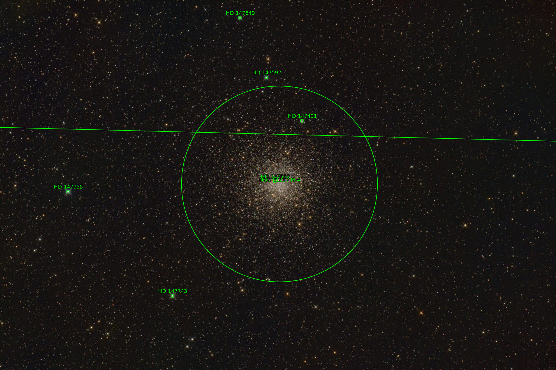 Sternkarten-Overlay (Astrometry.net)