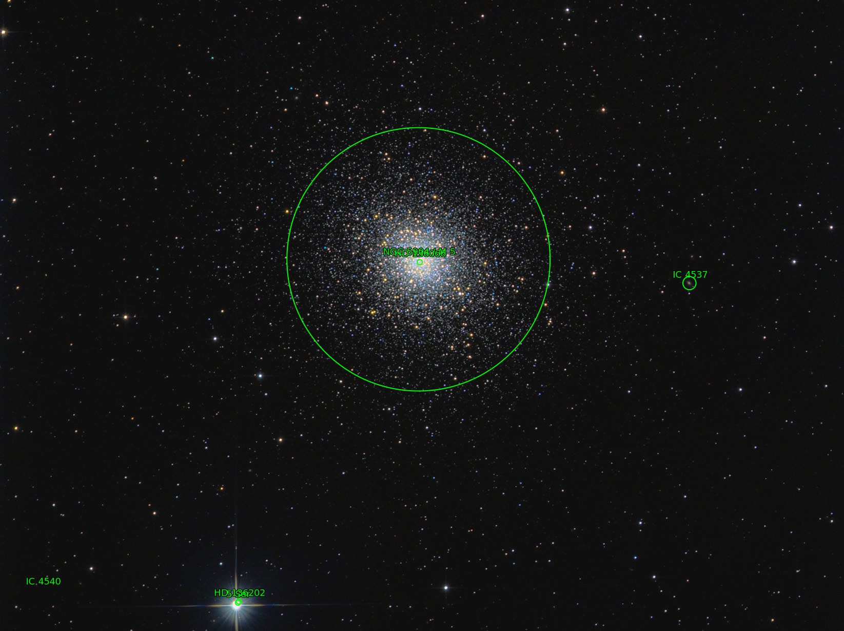 Sternkarten-Overlay (Astrometry.net)