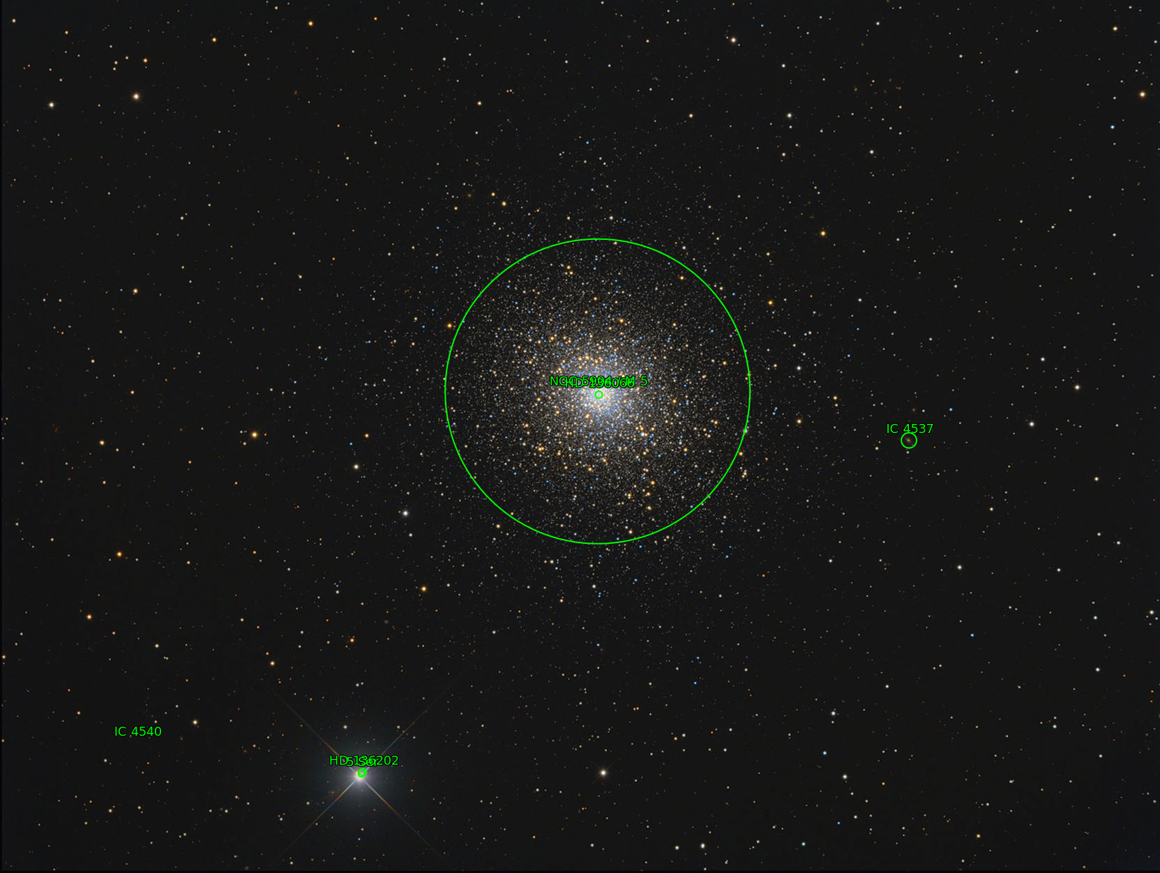 Sternkarten-Overlay (Astrometry.net)