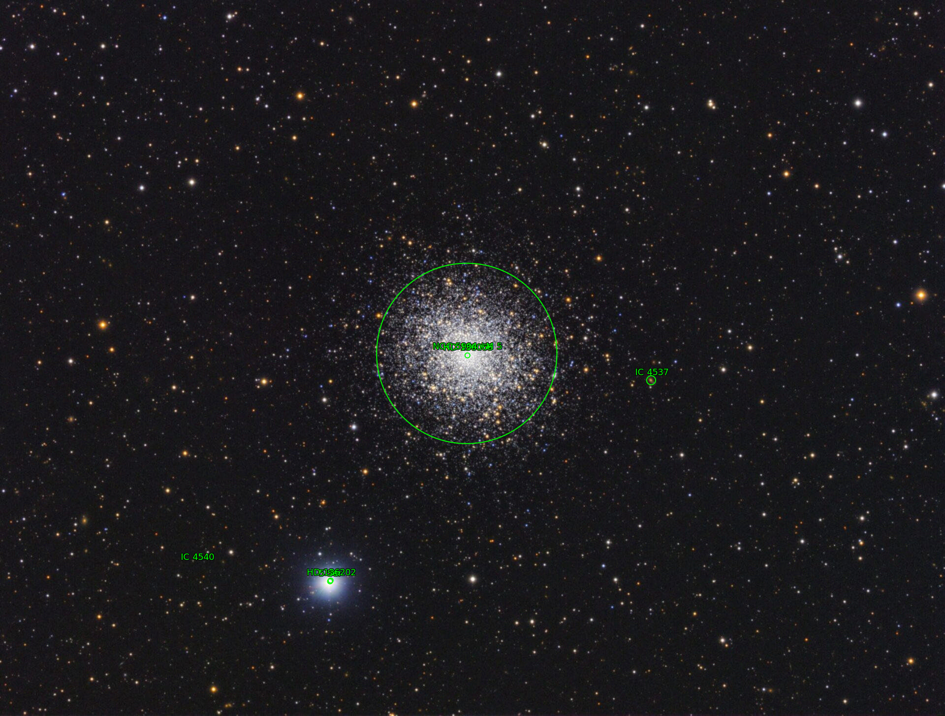 Sternkarten-Overlay (Astrometry.net)