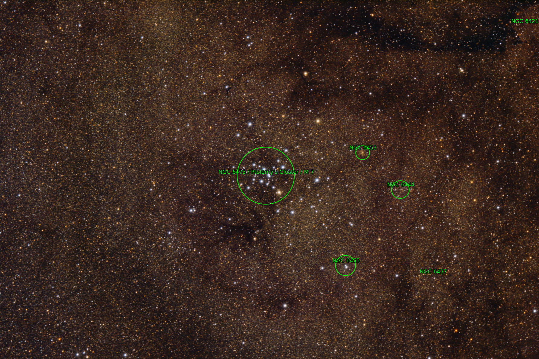 Sternkarten-Overlay (Astrometry.net)