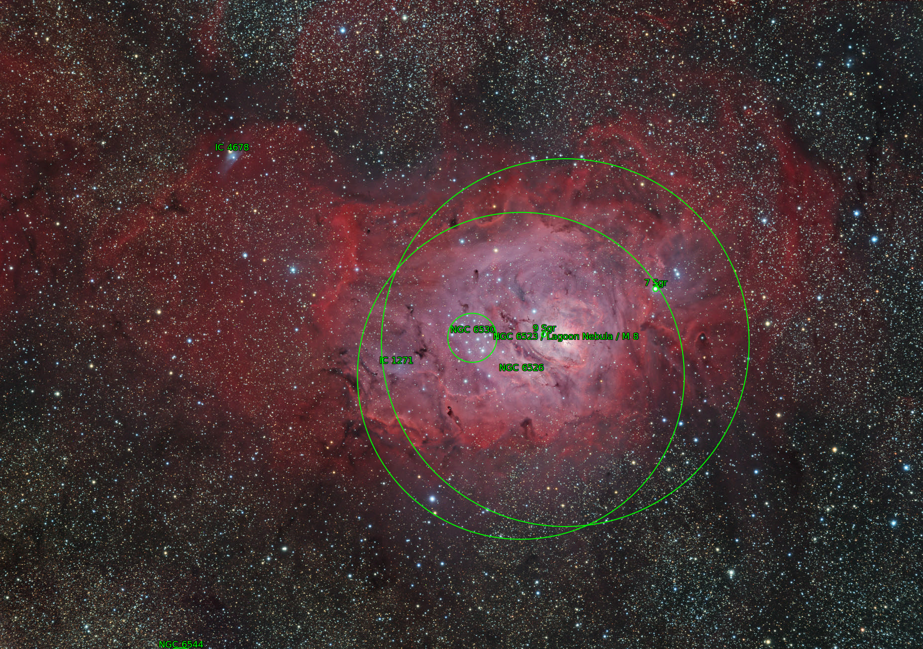 Sternkarten-Overlay (Astrometry.net)