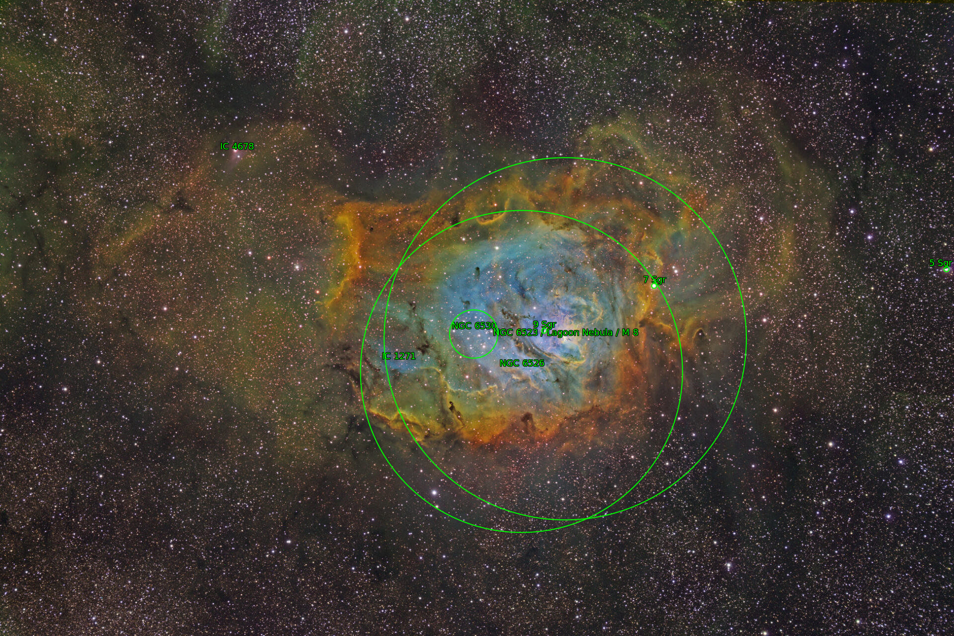 Sternkarten-Overlay (Astrometry.net)