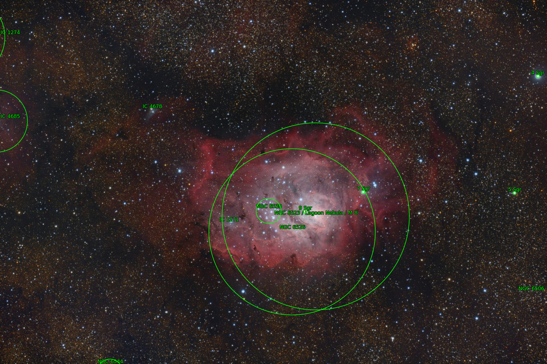 Sternkarten-Overlay (Astrometry.net)