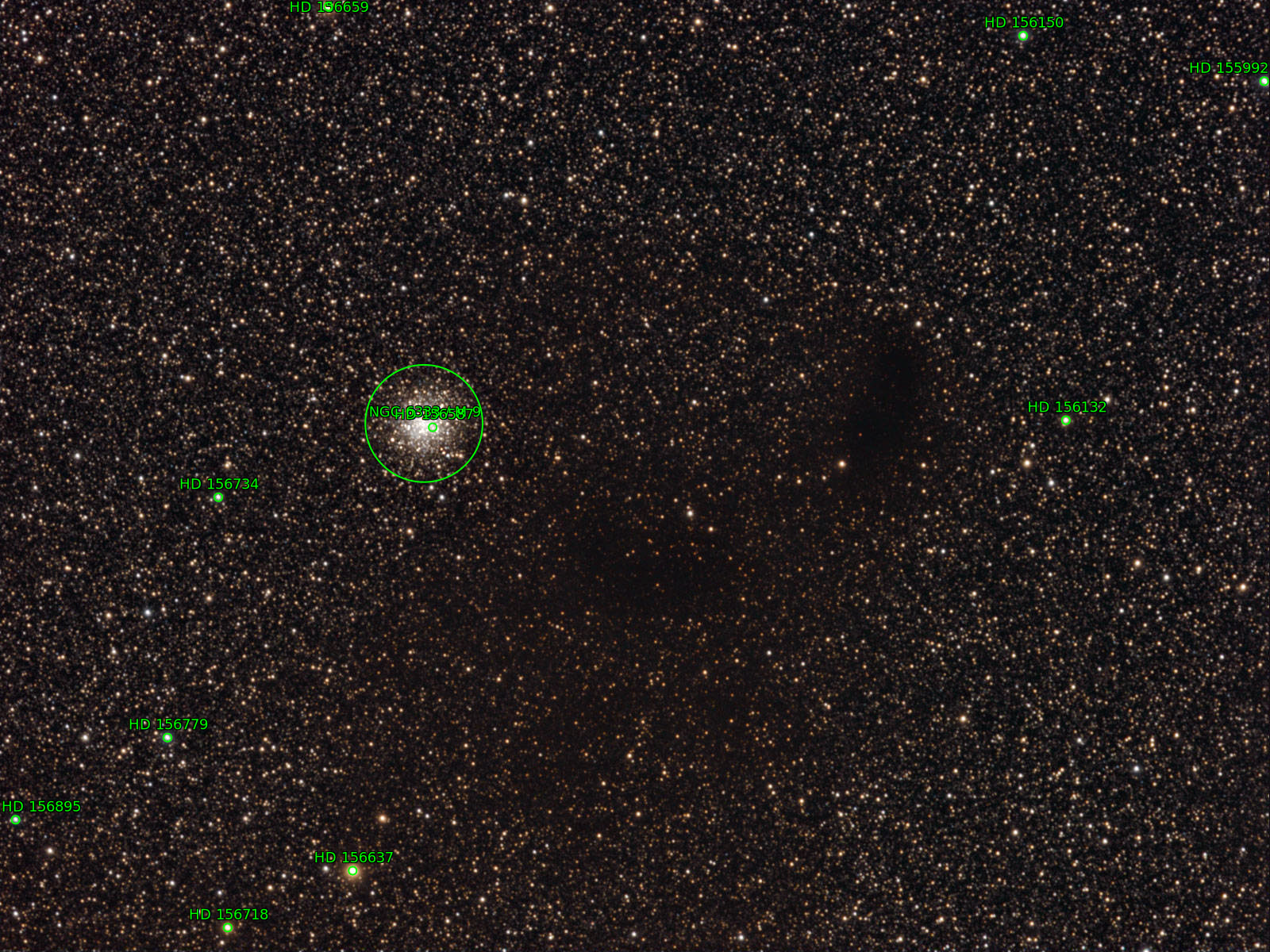 Sternkarten-Overlay (Astrometry.net)