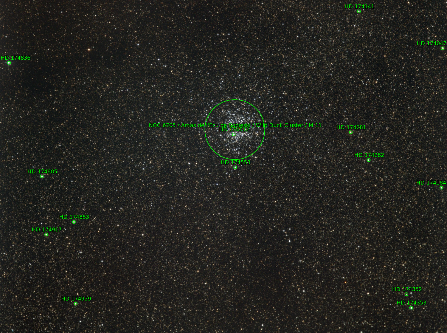 Sternkarten-Overlay (Astrometry.net)